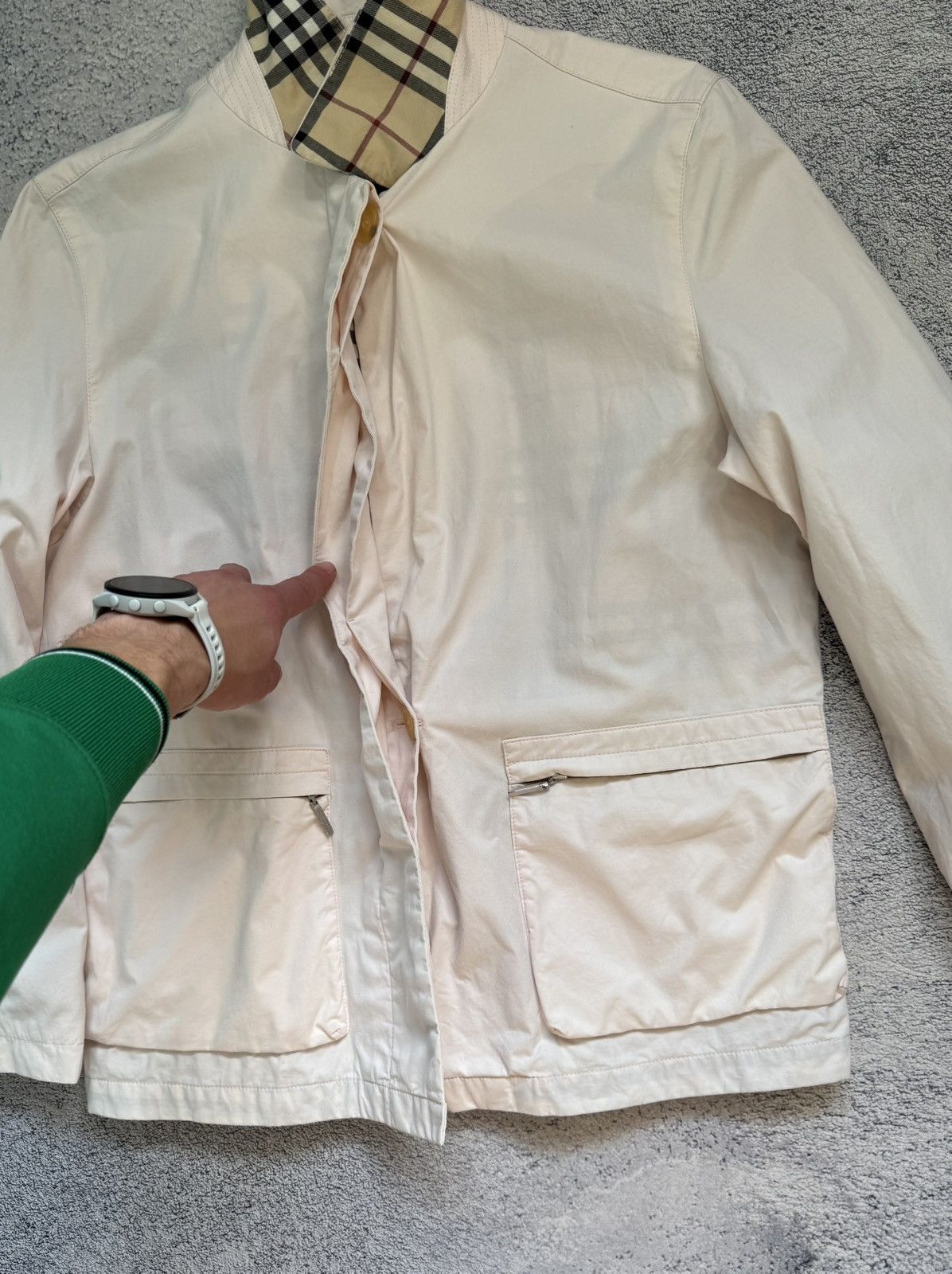 Burberry Burberry London Jacket Women’s Size 38 US8 Pink Check Lining Size M / US 6-8 / IT 42-44 - 9 Thumbnail