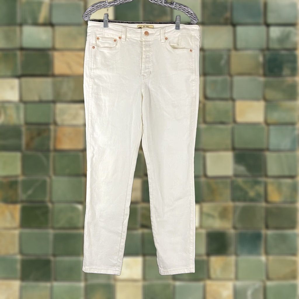 Free People Free People Jeans Skinny Women’s 30 White Regular Women Size 30 White Skinny Jeans 30 Women Size 30" / US 8 / IT 44 - 1 Thumbnail