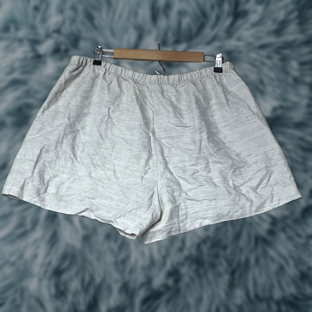 Vintage Wilfred Shorts Bermuda Women's L Tan Lightweight Drawstring Linen Blend Beige Size 36" / US 14 / IT 50 - 1 Thumbnail