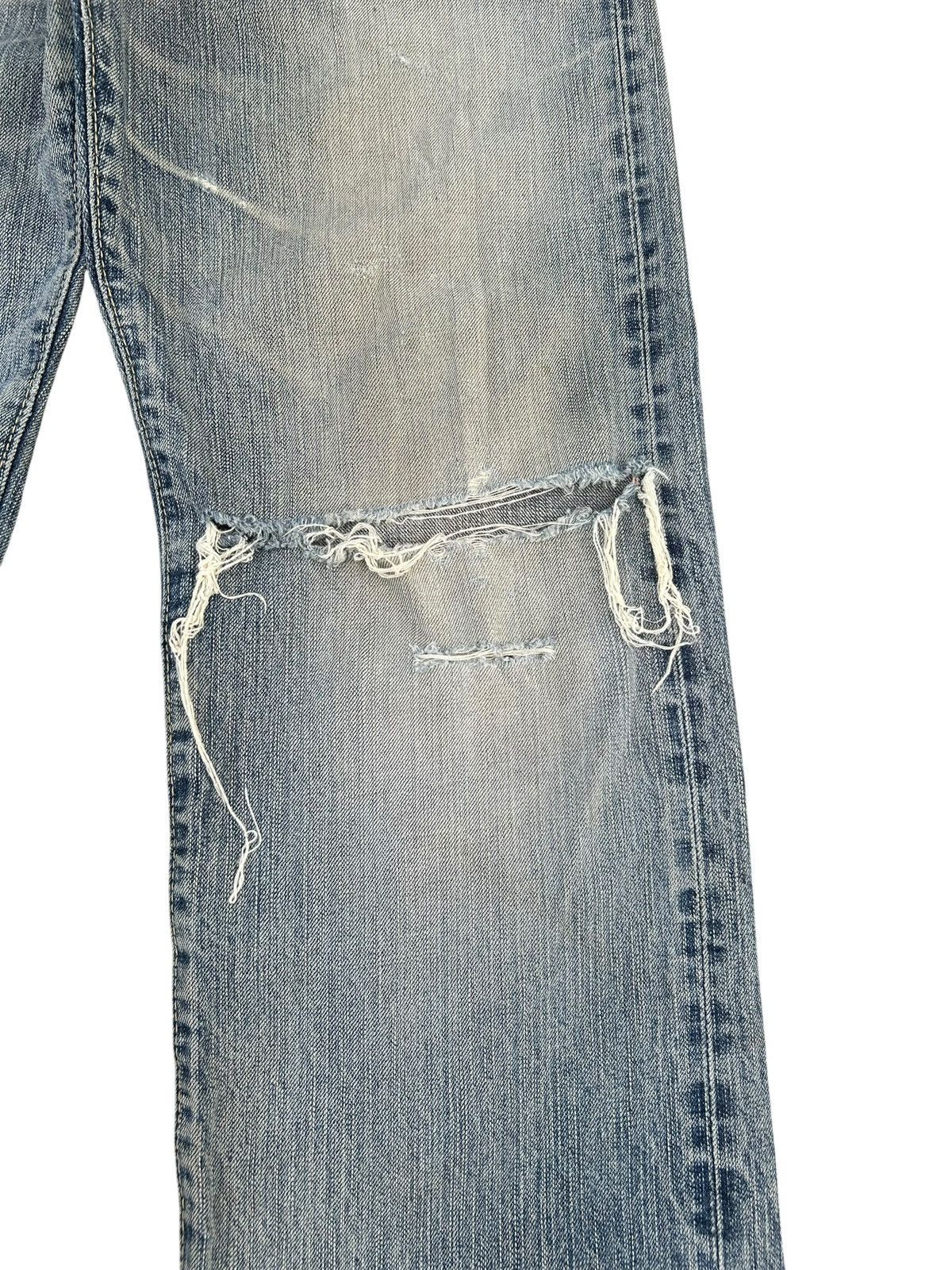 Kapital Thrashed Vintage Edwin 505zx Selvedge Denim Jeans japan Size US 31 - 4 Thumbnail