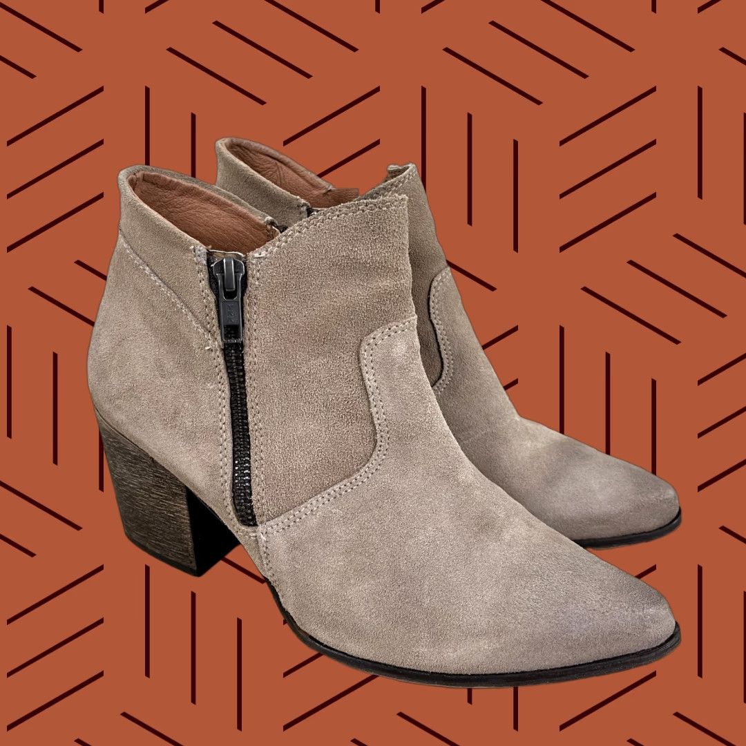 FREEBIRD FREEBIRD Boots Womens Size 8 Brown Leather Double Zip Ankle Booties Heels Size US 8 / IT 38 - 1 Thumbnail
