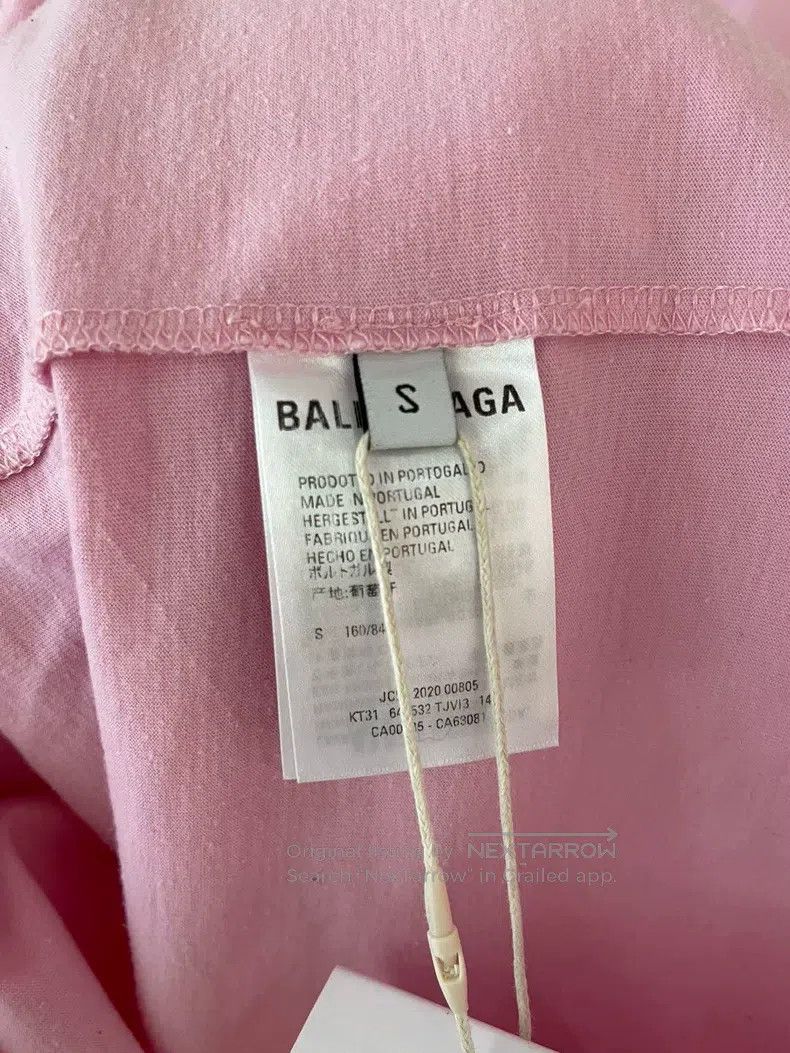 Balenciaga Balenciaga Letter logo pink short-sleeve T-shirt size s Size US S / EU 44-46 / 1 - 8 Thumbnail
