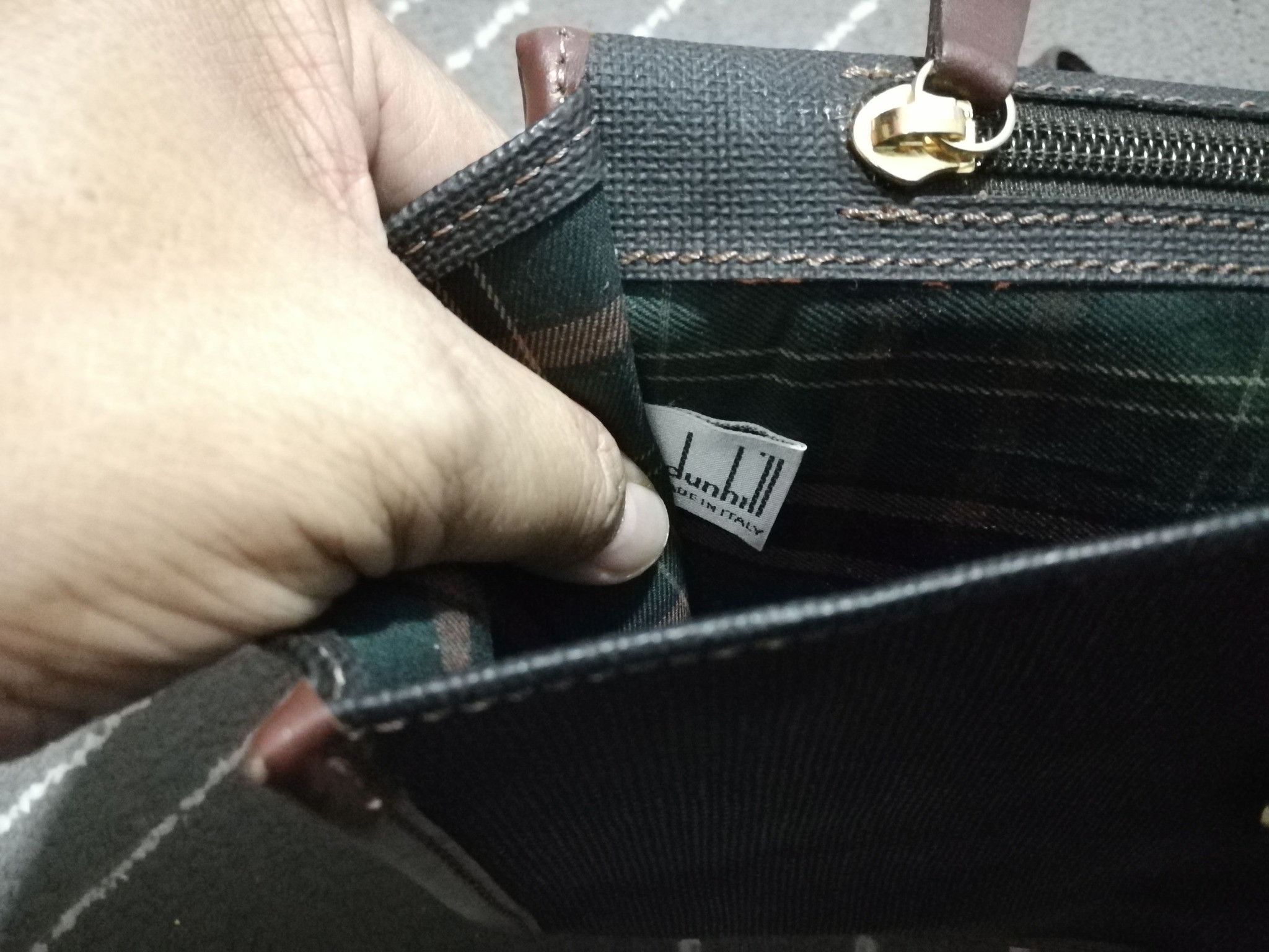 Alfred Dunhill × Vintage Vintage dunhill clutch italy luxury Size ONE SIZE - 7 Thumbnail