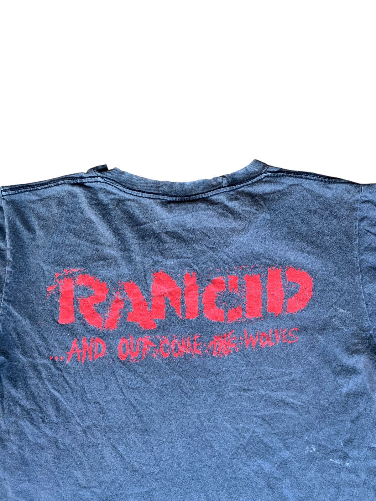 Band Tees × Vintage VINTAGE RANCID PUNK SUNFADED WALL OF FAME DISTRESSED SHIRT Size US S / EU 44-46 / 1 - 11 Thumbnail