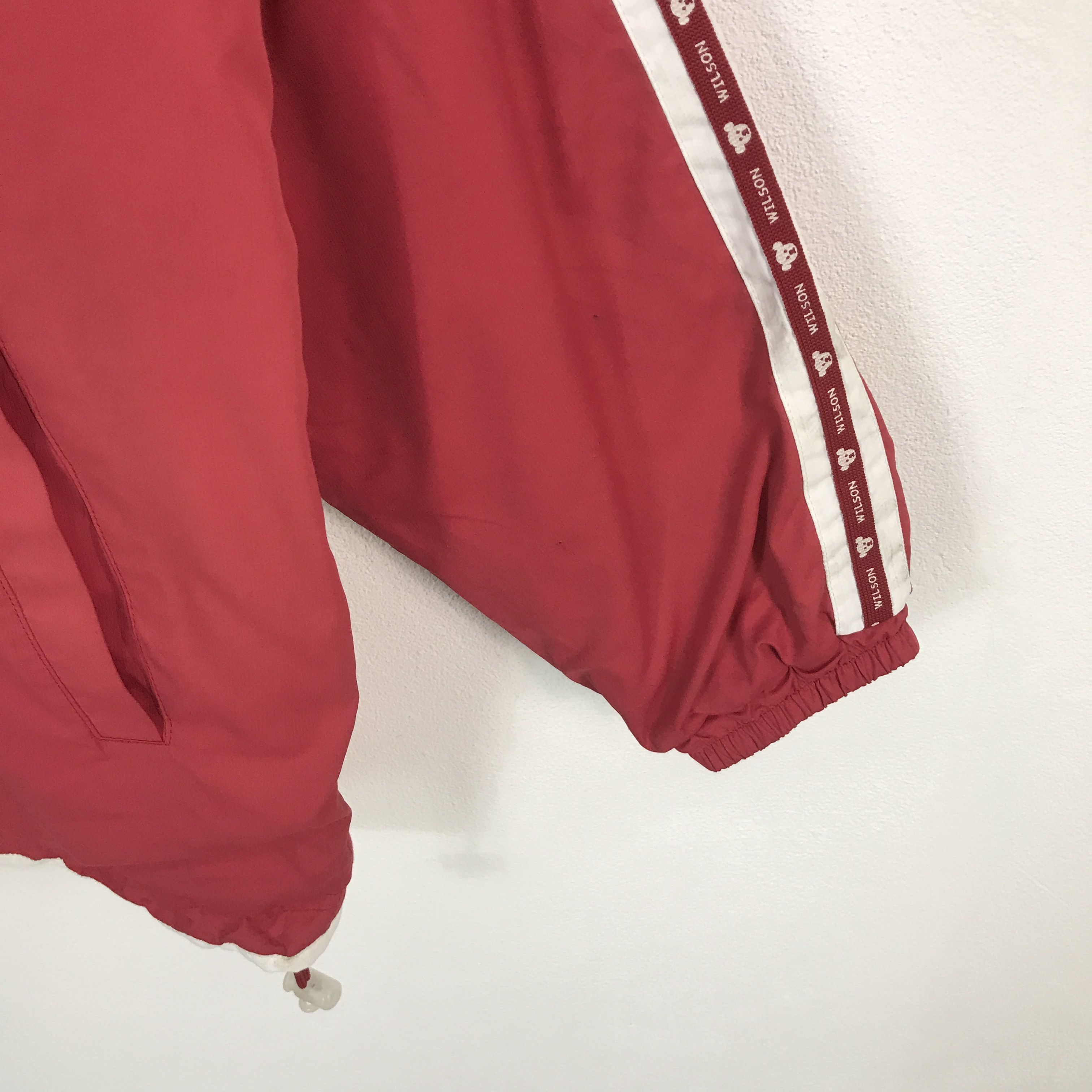 Vintage × Wilson wilson x bear windbreaker jacket Size US L / EU 52-54 / 3 - 6 Thumbnail