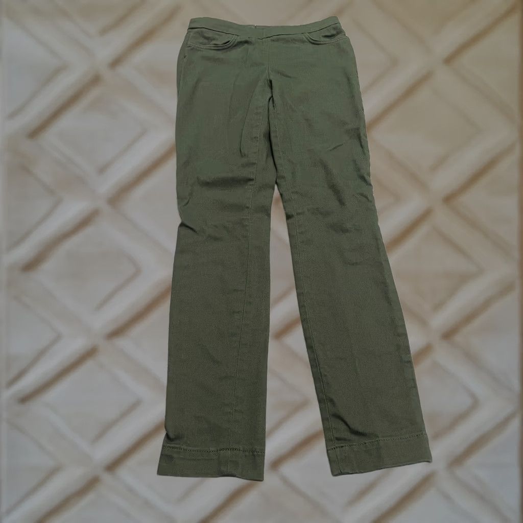 J.Crew J. Crew Pants Womens 00 Green Skinny Mid Rise Casual Slim 26x28 Stretch Dannie Size 24" / US 00 / IT 34 - 1 Thumbnail