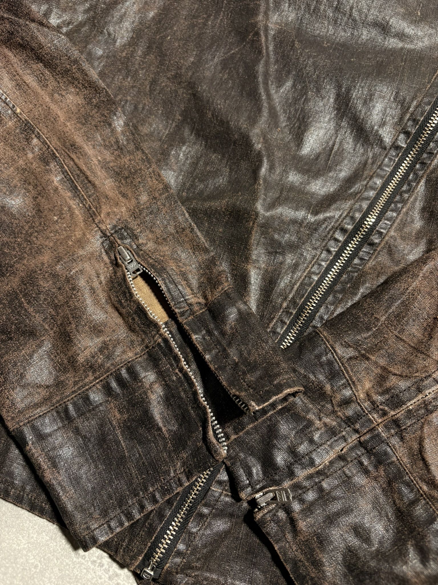 C.P. Company C.P. Company Waxed Linen Motorcycle Jacket Massimo Osti 80s Size US S / EU 44-46 / 1 - 4 Thumbnail