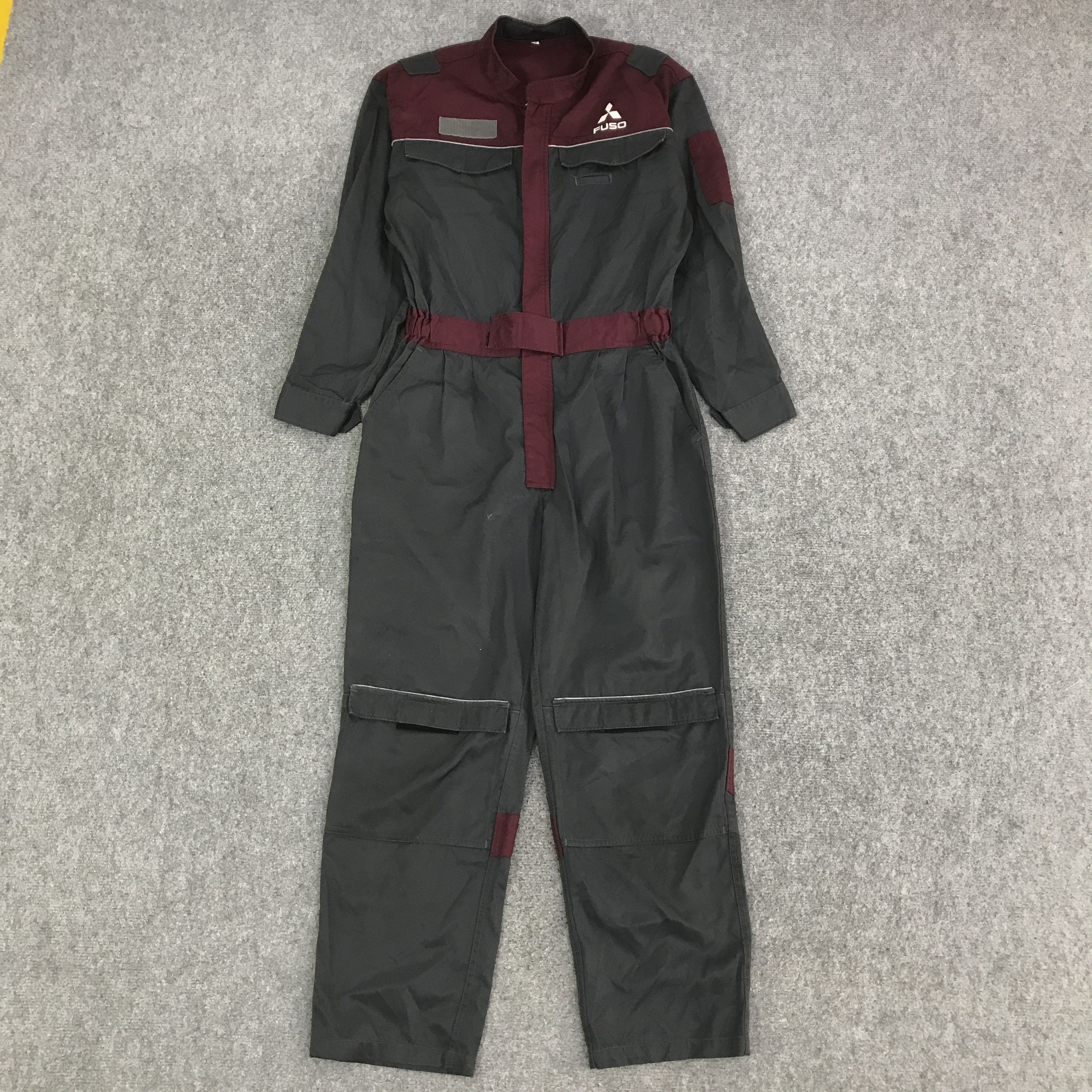 Japanese Brand FUSO MITSUBSHI RACING COVERALL JACKET K121B9 Size US M / EU 48-50 / 2 - 2 Thumbnail