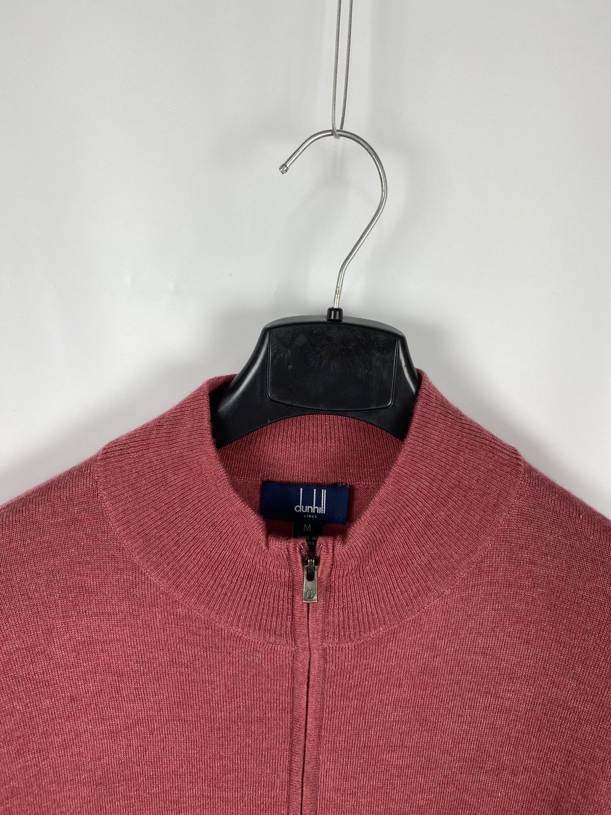 Alfred Dunhill Dunhill Silk Wool & Cashmere Quarter-zip LINKS Pullover Size US M / EU 48-50 / 2 - 2 Thumbnail