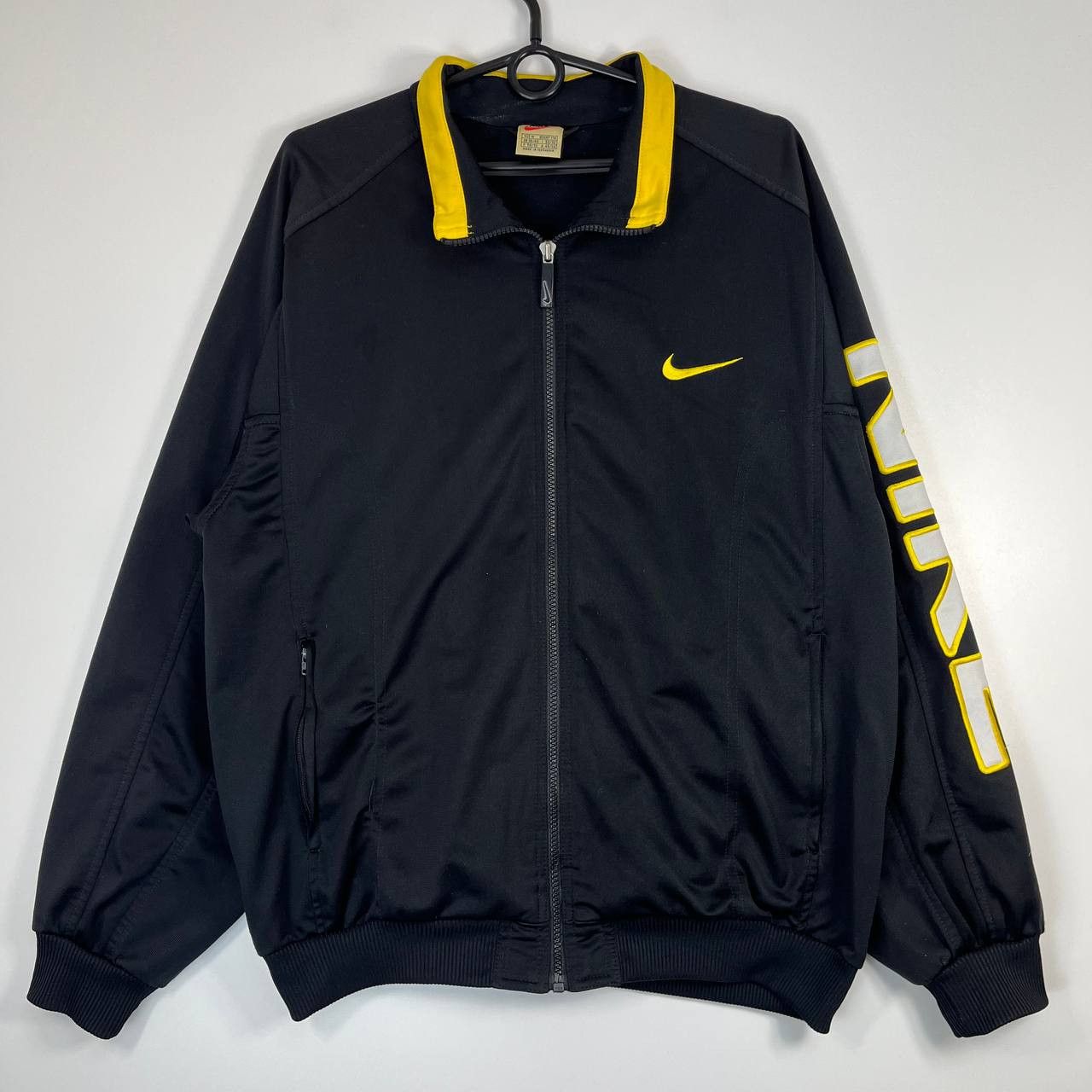Nike Nike Vintage Track Jacket Full Zip Yellow Logo Mens Size M Size US M / EU 48-50 / 2 - 1 Thumbnail