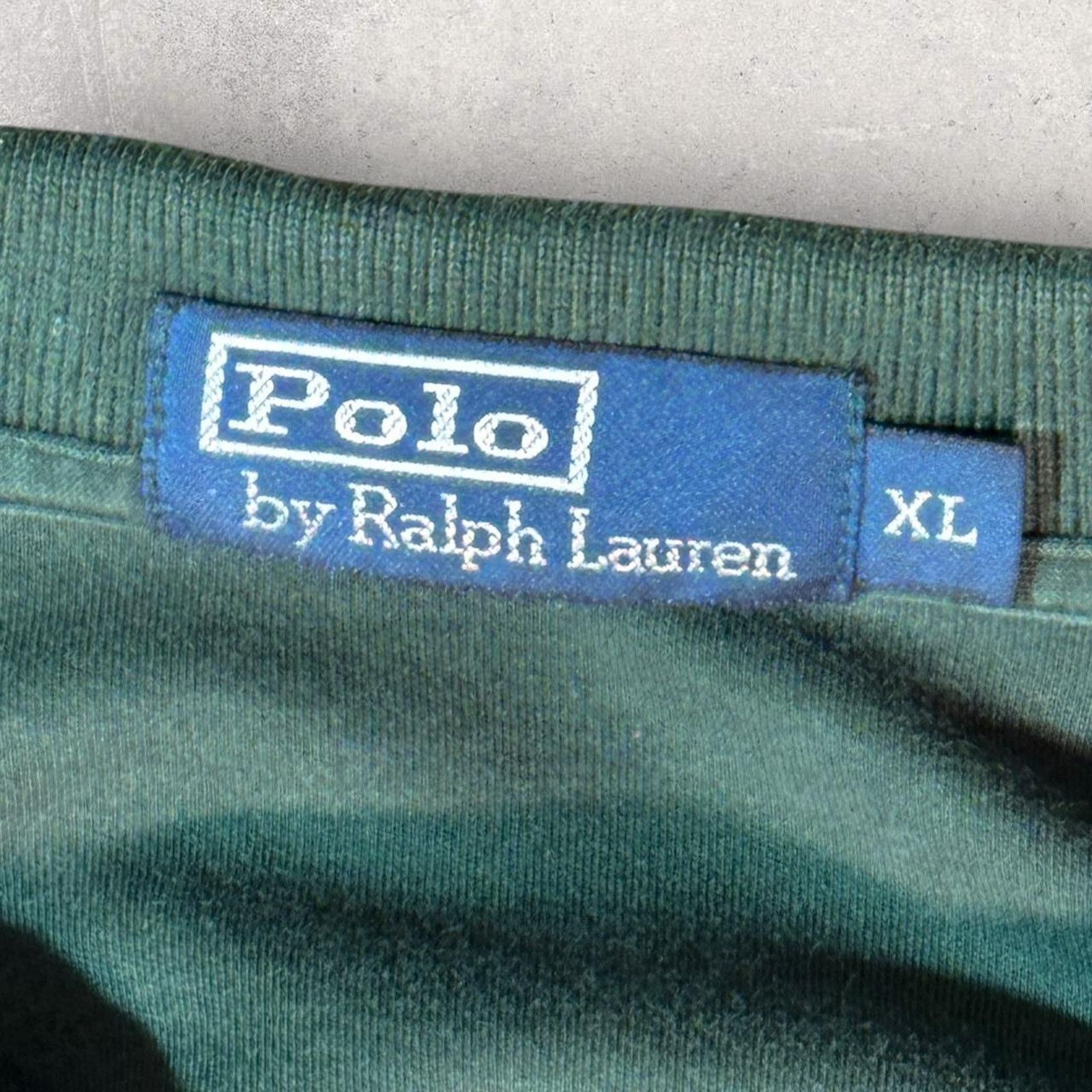 Polo Ralph Lauren Green Polo Ralph Lauren long sleeve polo shirt Size US XL / EU 56 / 4 - 4 Thumbnail