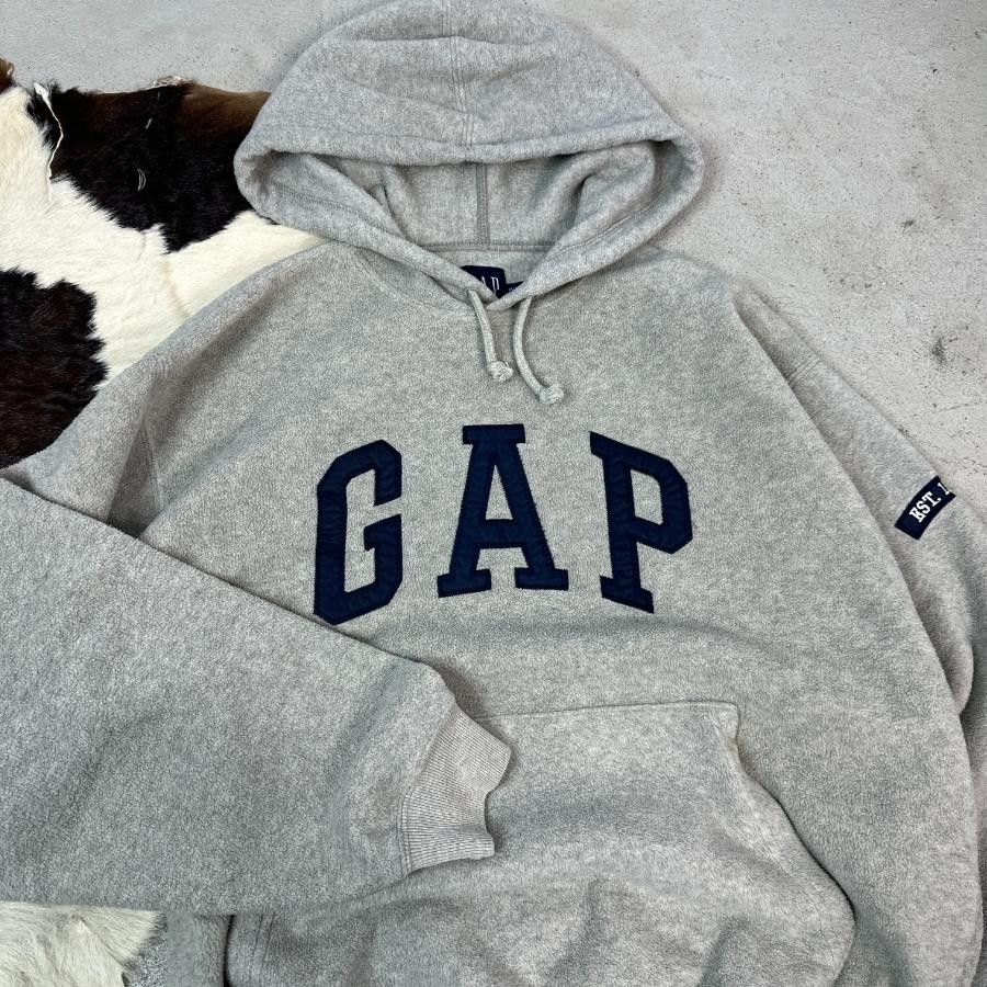 Gap × Vintage Vintage GAP Fleece Hoodie Size US S / EU 44-46 / 1 - 2 Thumbnail