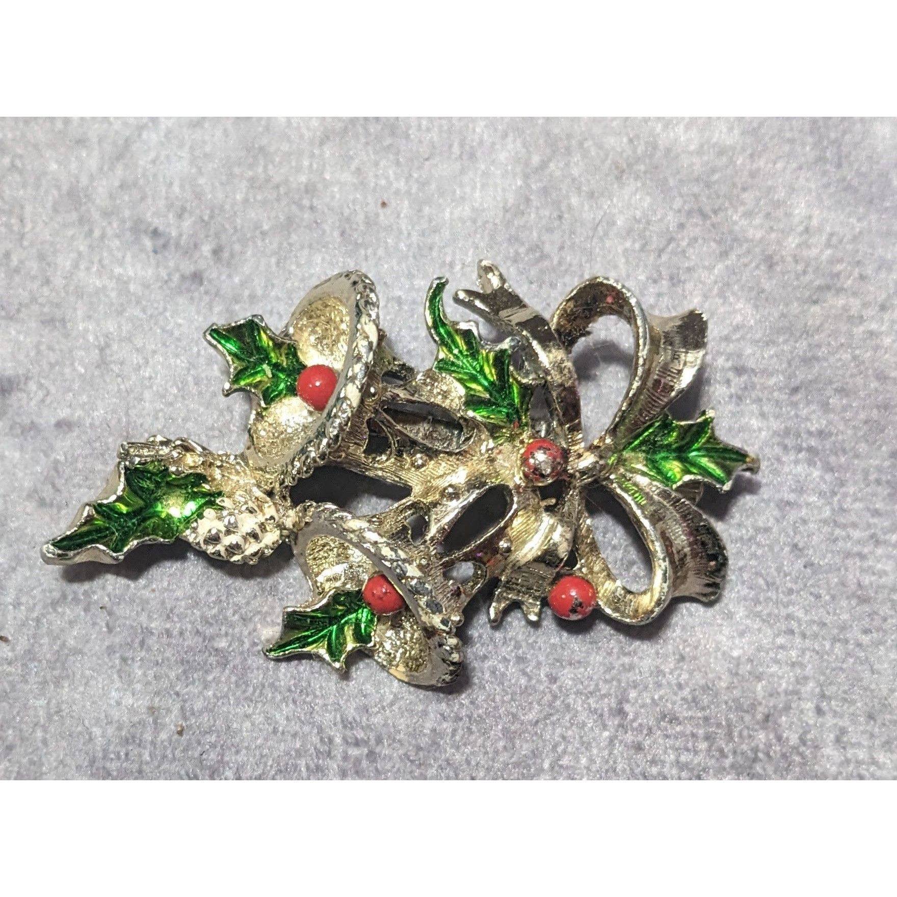 Other Gerry's Vintage Holiday Bell And Holly Brooch Size ONE SIZE - 4 Thumbnail