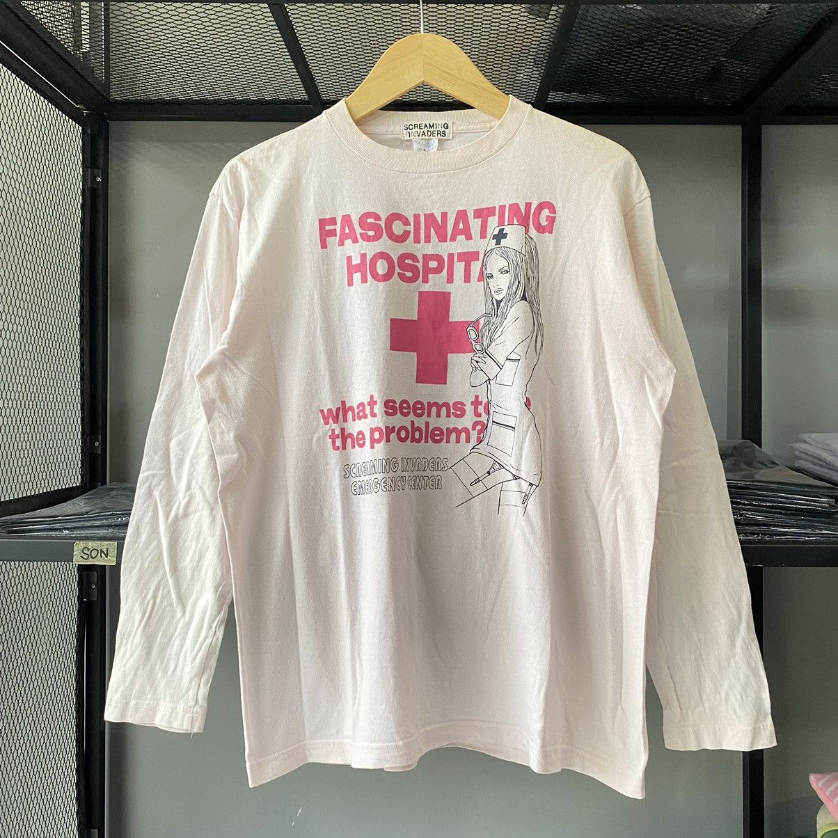 Japanese Brand × Seditionaries Vintage Y2K Screaming Invaders Fascinating Hospital Punk Tee Size US L / EU 52-54 / 3 - 1 Thumbnail