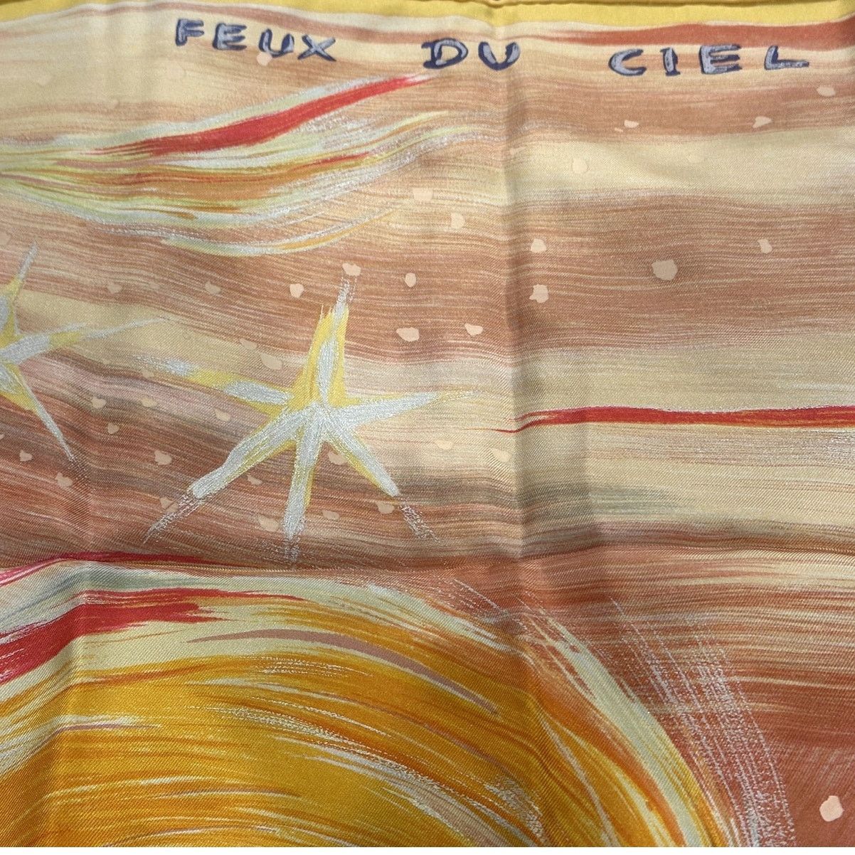 Hermes HERMES Feux Du Ciel Scarf - Excellent RARE/Vintage wBox Size ONE SIZE - 3 Thumbnail