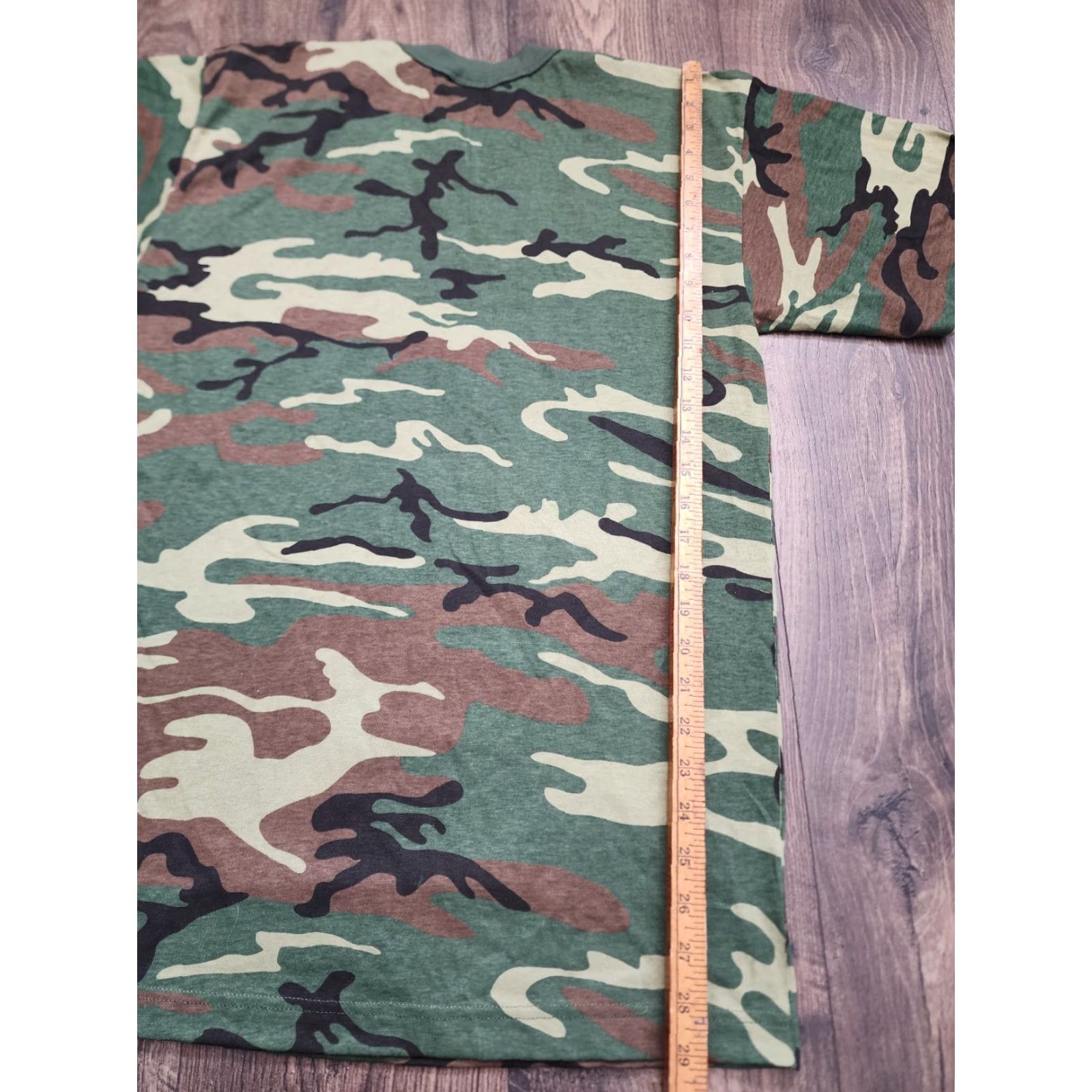 Bebe VINTAGE 90s Be All You Can Be DARE T-Shirt Camouflage Green Adult L Single Stitch USA Mens Size US L / EU 52-54 / 3 - 2 Thumbnail