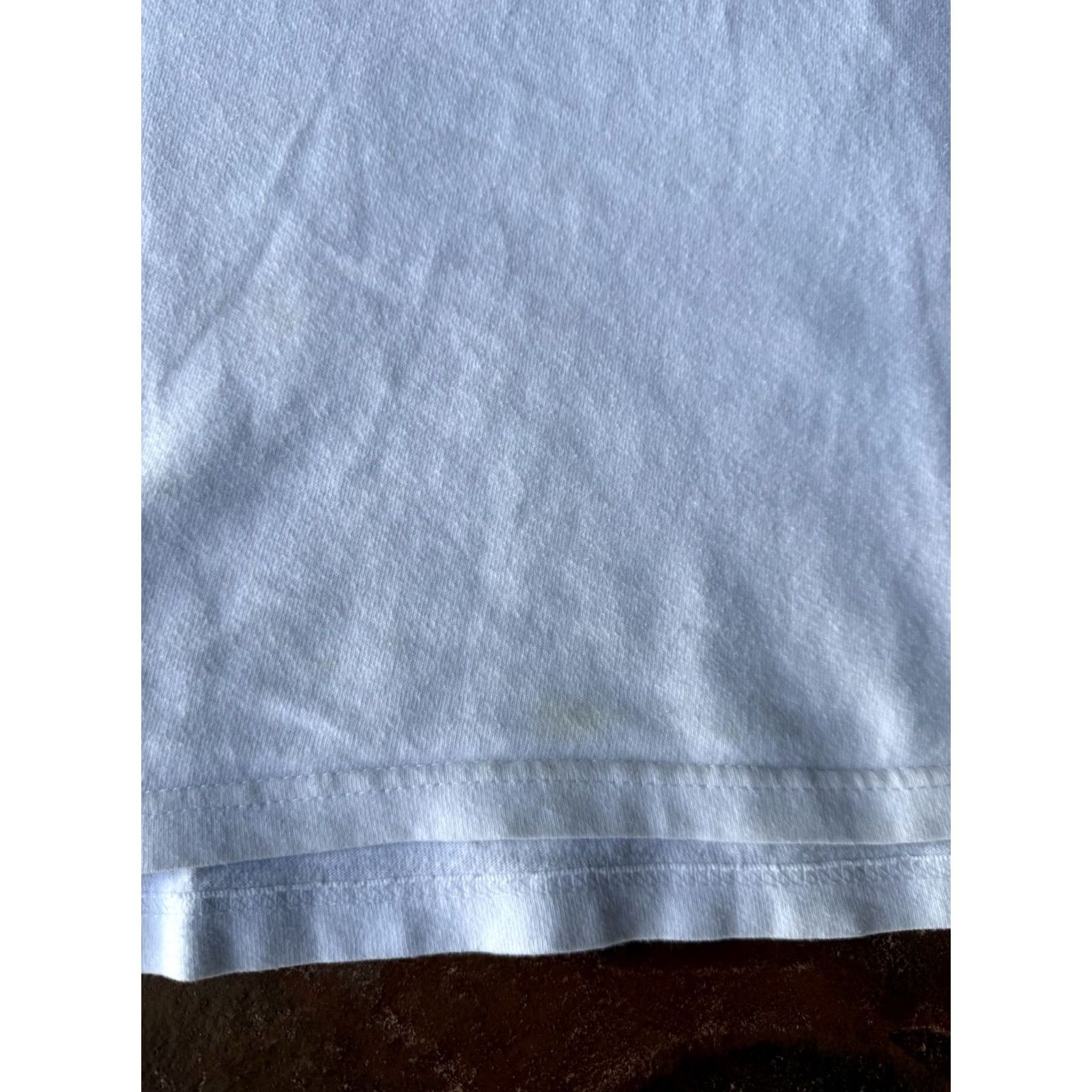 Vintage VINTAGE Touch of Gold T-Shirt 4XL White Short Sleeve Crew Neck Men 90s Miami Poe Boy Entertainment Logo Size US XXL / EU 58 / 5 - 6 Thumbnail