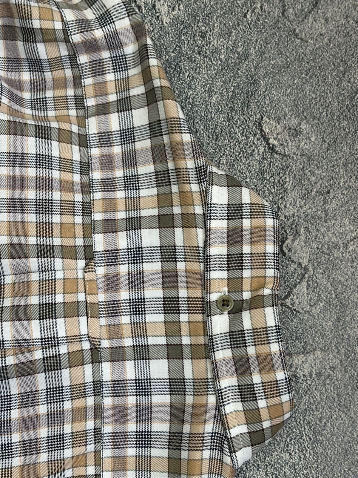Faconnable Façonnable Plaid Cotton Button Down Shirt Large Size US L / EU 52-54 / 3 - 15 Thumbnail
