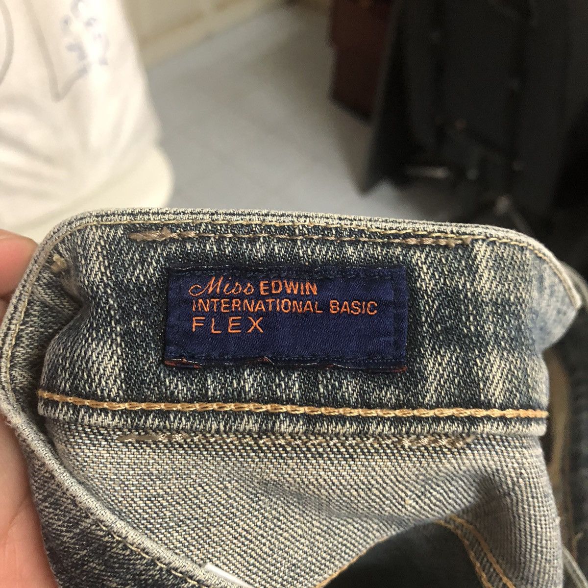 Edwin DL Edwin japan vintage jeans Blue Denim Pants #C268 Size US 33 - 19 Thumbnail