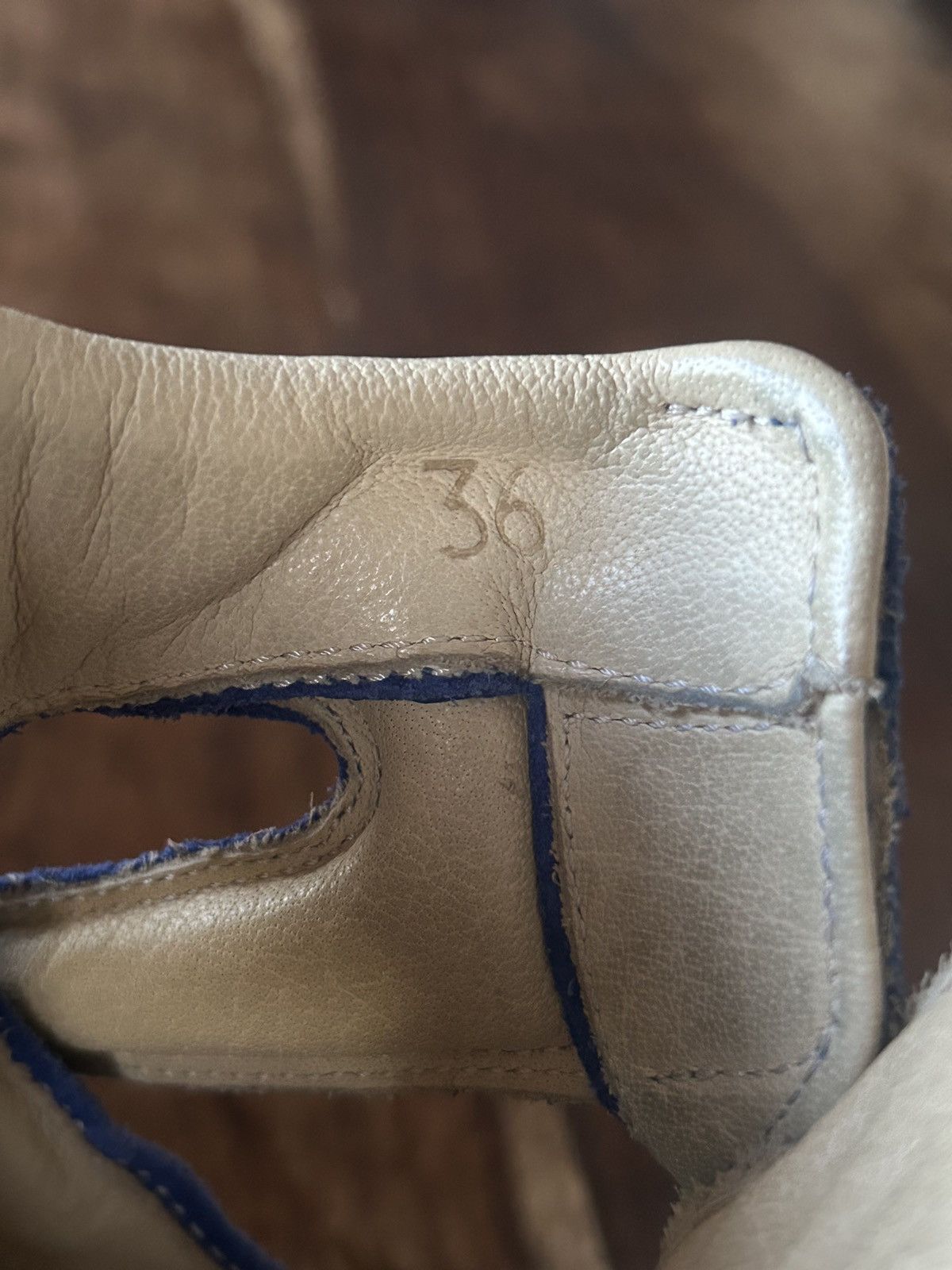 Maison Margiela Maison Margiela Embossed Suede Cut Out Hightop Sneakers Size US 4 / IT 34 - 8 Thumbnail