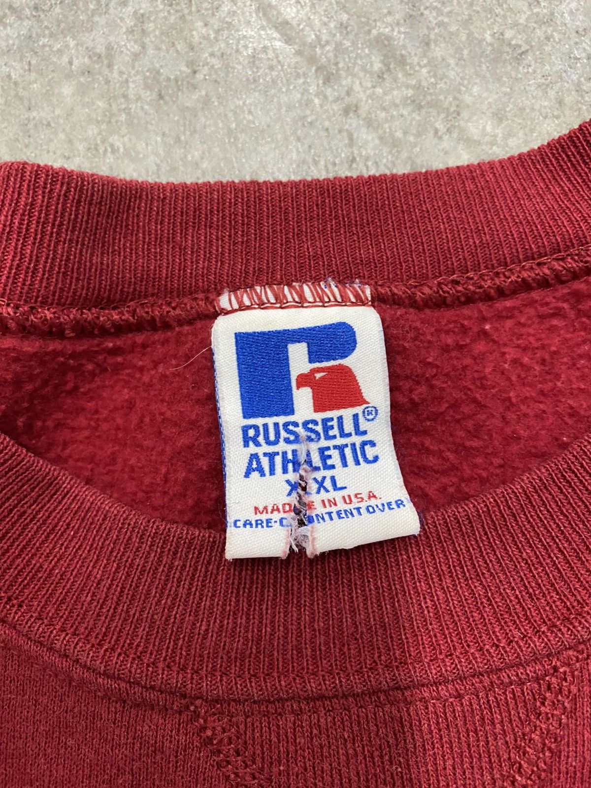 Russell Athletic Vintage Russell athletic blank sweatshirt Size US XXL / EU 58 / 5 - 3 Thumbnail