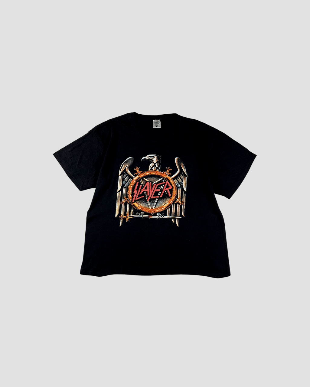 Band Tees × Vintage Vintage Slayer Rock T-shirt merchendise Keya tee L-XL Size US L / EU 52-54 / 3 - 1 Thumbnail