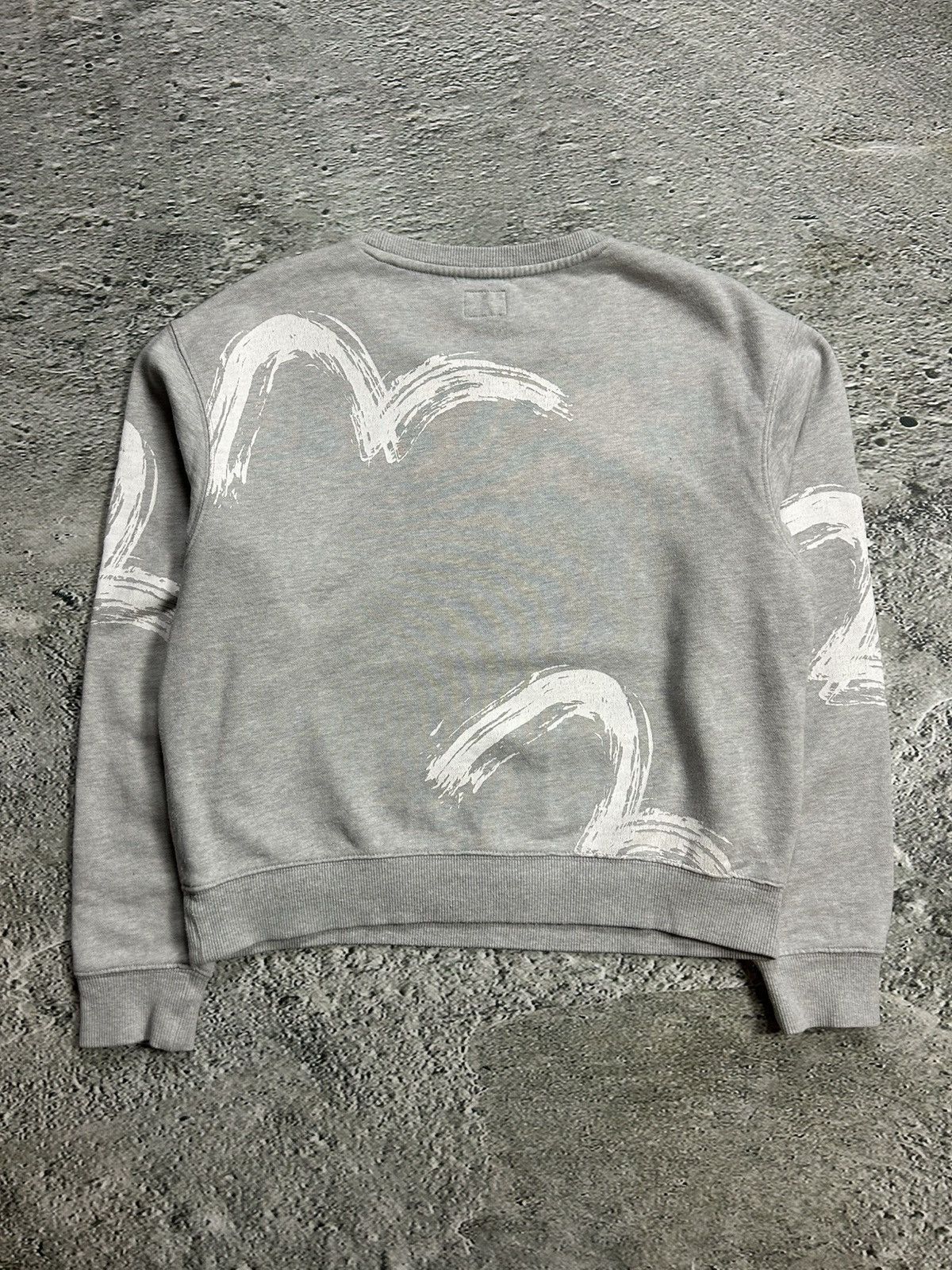 Evisu × Japanese Brand × Vintage Evisu sweatshirt multilogo seagull vintage grey Y2K Size S / US 4 / IT 40 - 10 Thumbnail