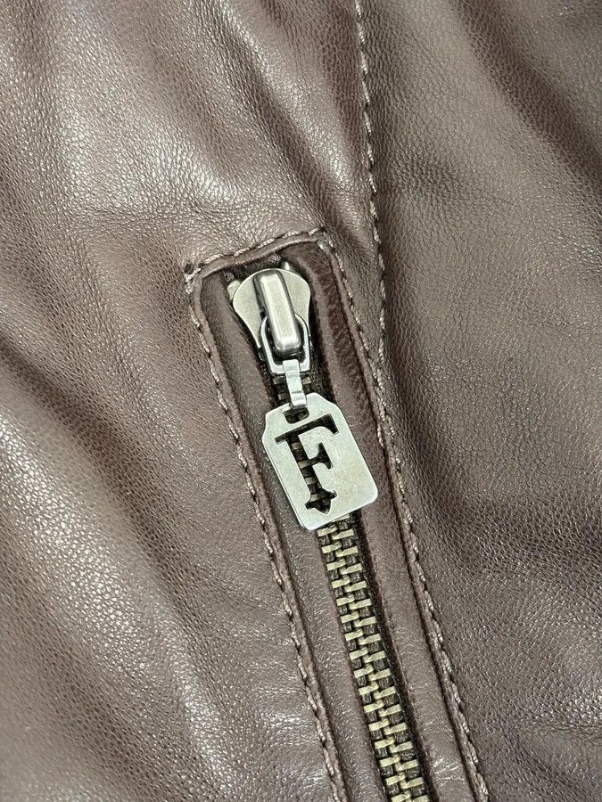Gianfranco Ferre FW2008 Gianfranco Ferré Brown Quilted Bomber Leather Jacket Size US M / EU 48-50 / 2 - 10 Thumbnail