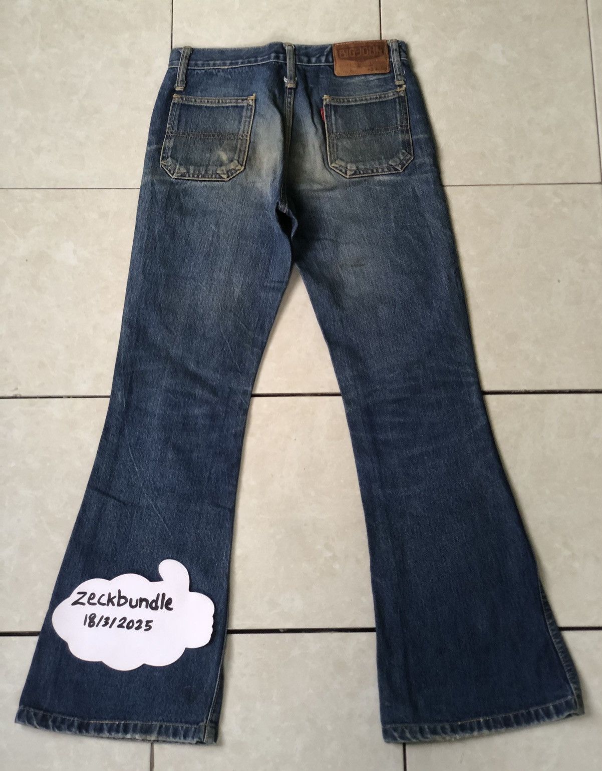 Big John × Japanese Brand × Vintage 🔥Vintage Japan BIG JOHN Bootcut Denim Size US 27 - 1 Thumbnail