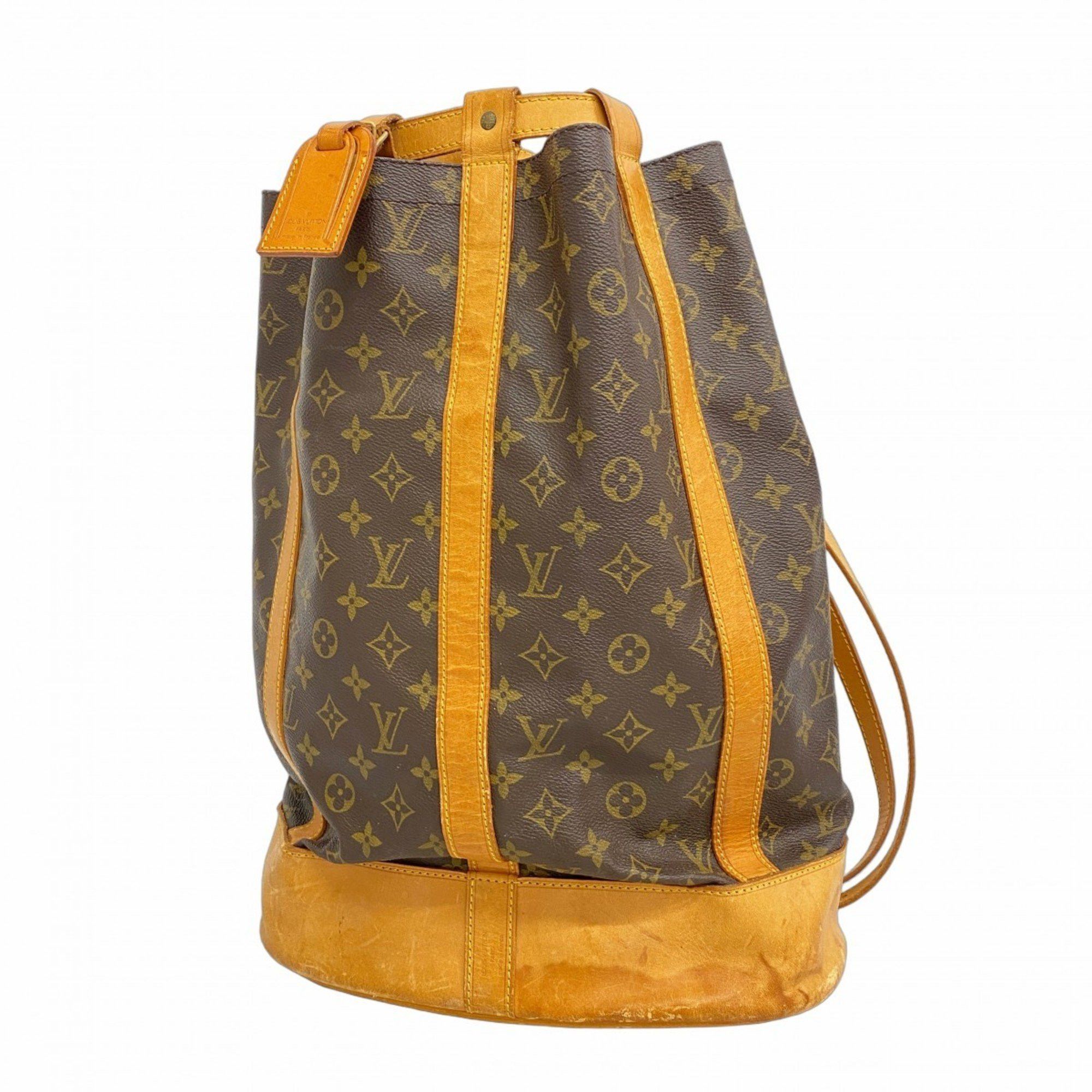 Louis Vuitton Shoulder Bag Monogram Randonne Gm M42244 Brown Ladies, Women's