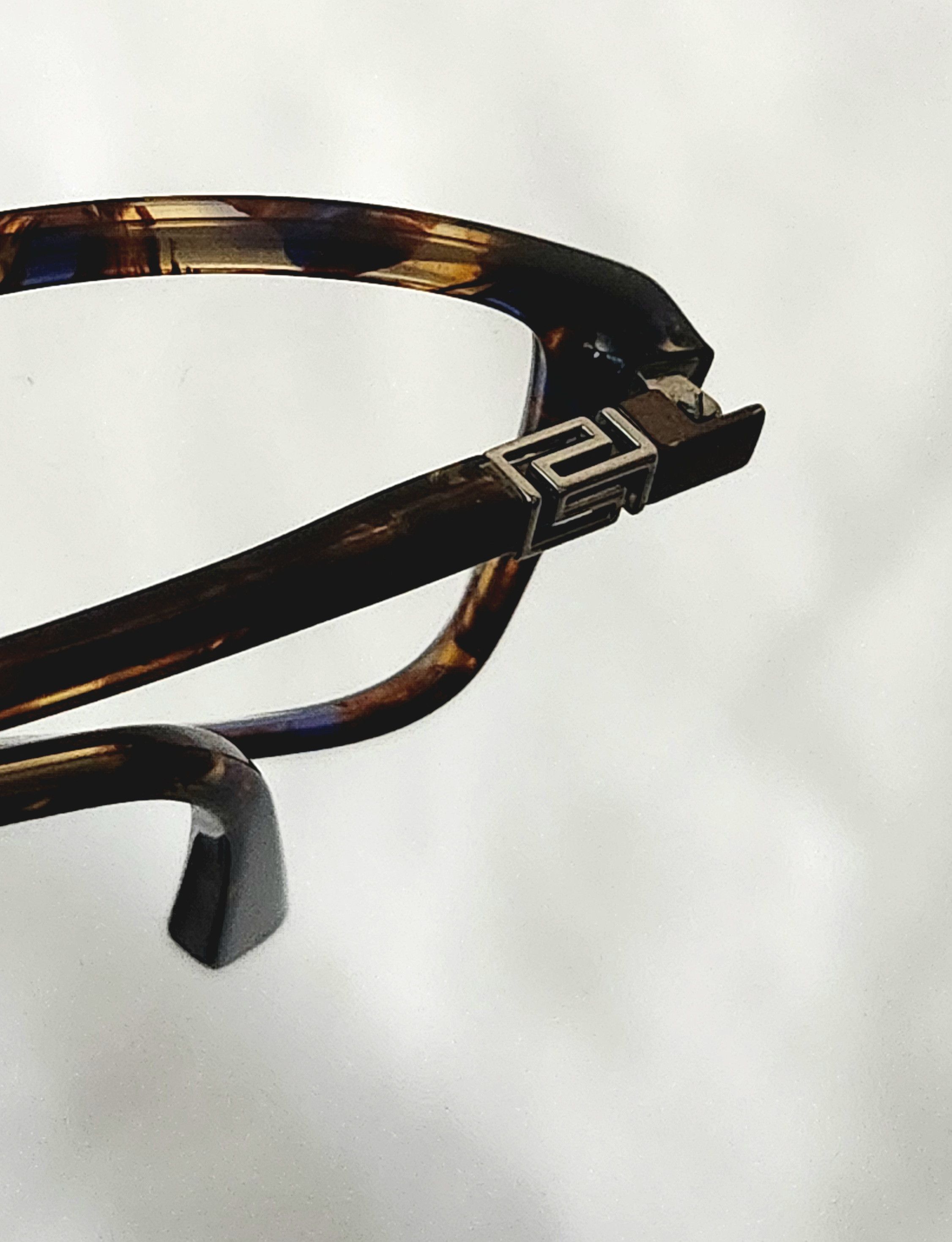 Designer × Versace Versace MOD. 3163 992 Brown Tortoise Eyeglasses Frames Size ONE SIZE - 16 Thumbnail