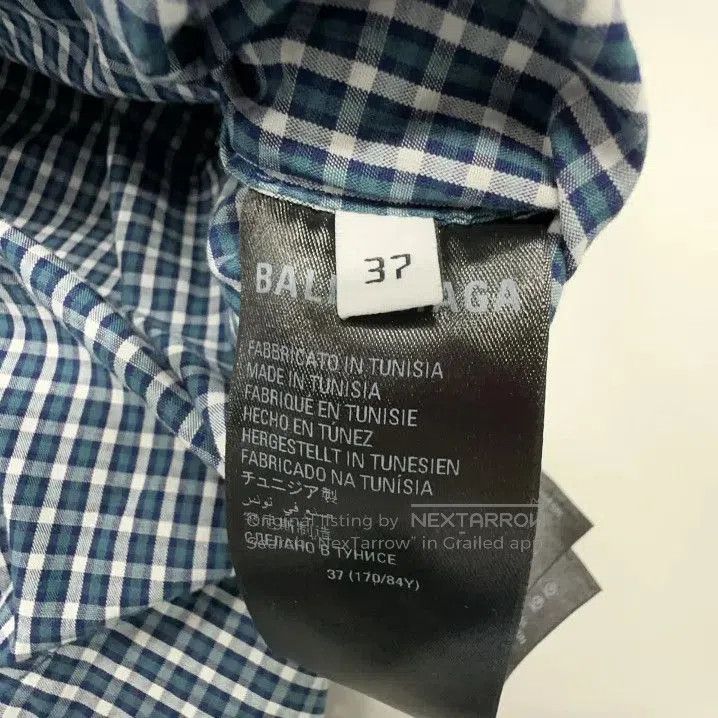 Balenciaga Balenciaga Blue Check Long Sleeve Button. Size US M / EU 48-50 / 2 - 4 Thumbnail