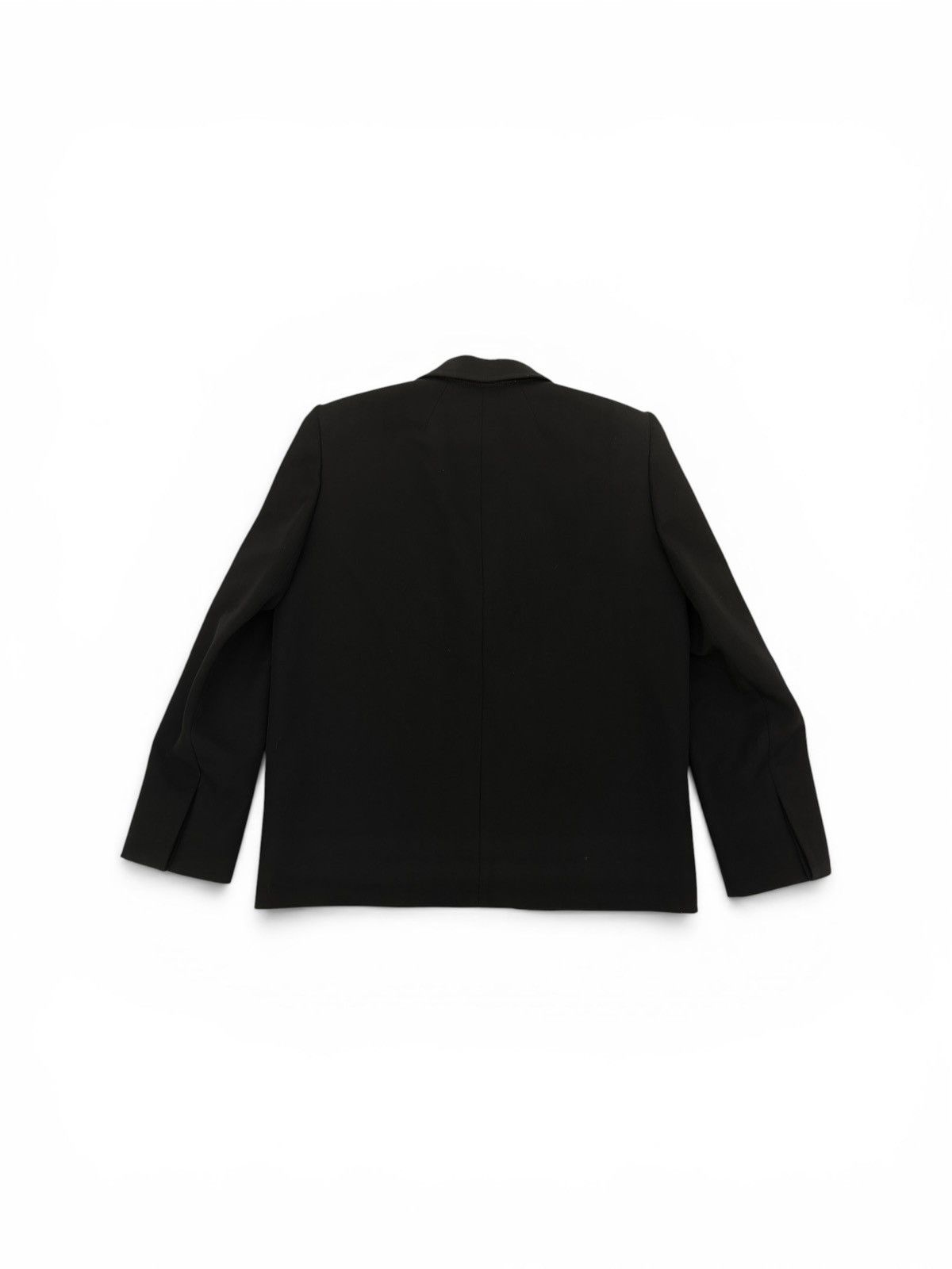 Balenciaga Balenciaga Cropped Single Breasted Blazer Jacket Black Size 38S - 2 Thumbnail