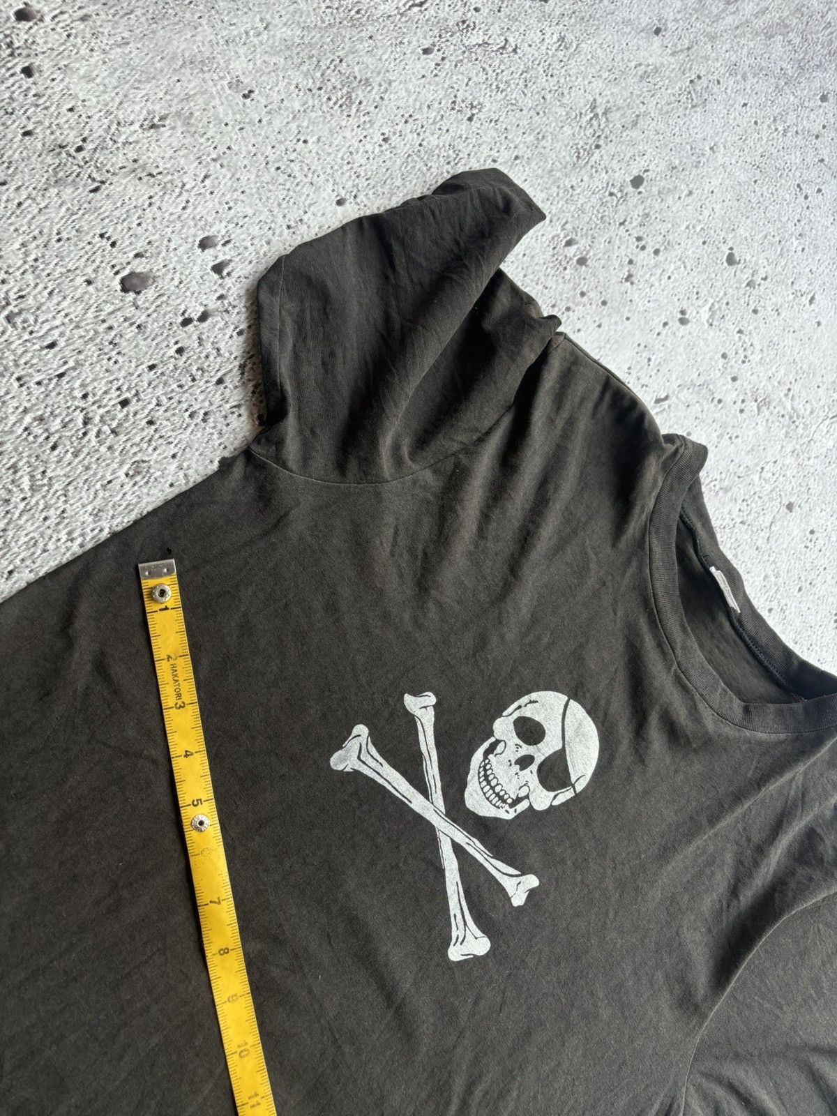 Vintage Vintage 90's Skull faded tshirt Size US L / EU 52-54 / 3 - 9 Thumbnail