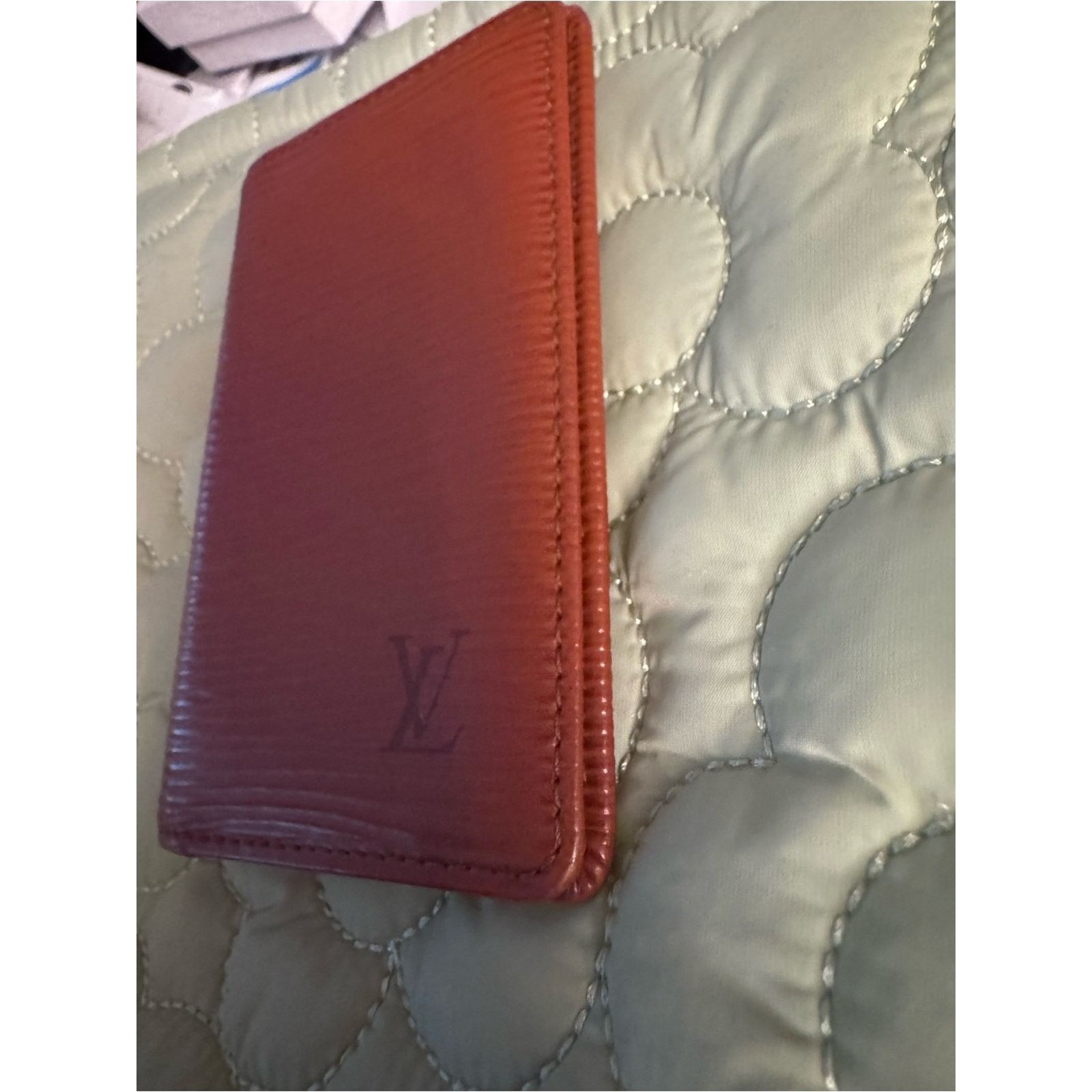 Louis Vuitton Louis Vuitton Epi Leather Pocket Card Holder Camel Brown Size ONE SIZE - 6 Thumbnail