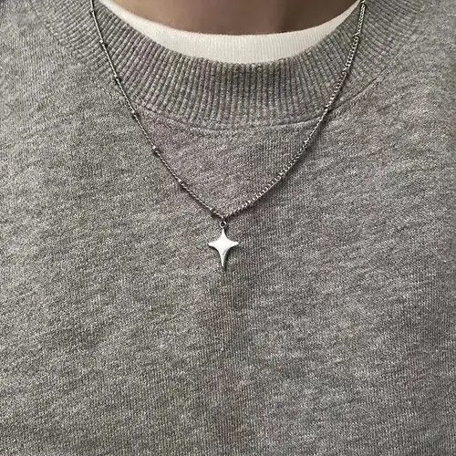 Jewelry × Vintage Simple Trendy Star Hollow Choker Necklace Size ONE SIZE - 2 Thumbnail