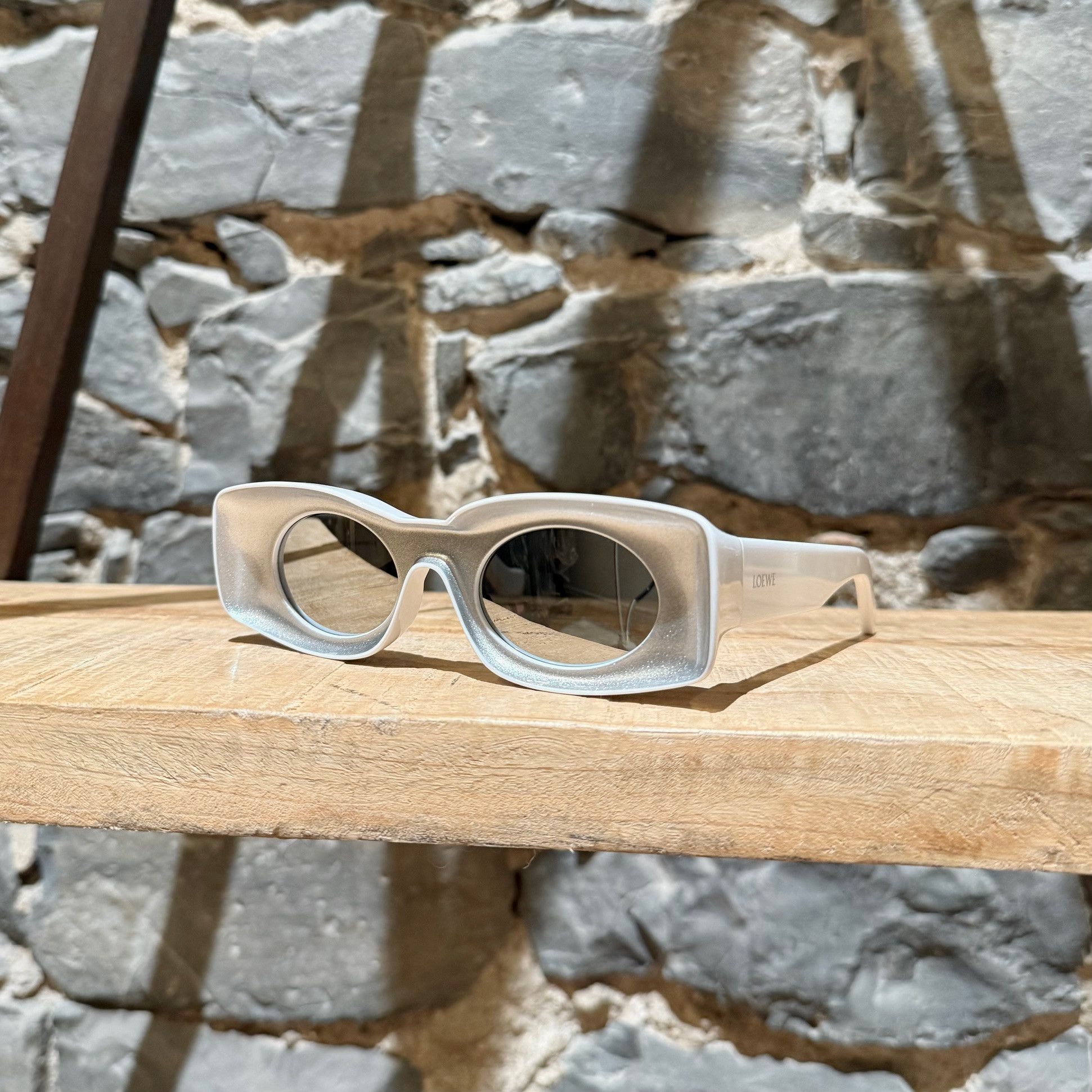 Loewe LOEWE LW40033I White Silver Paula Ibiza Sunglasses Size ONE SIZE - 5 Thumbnail