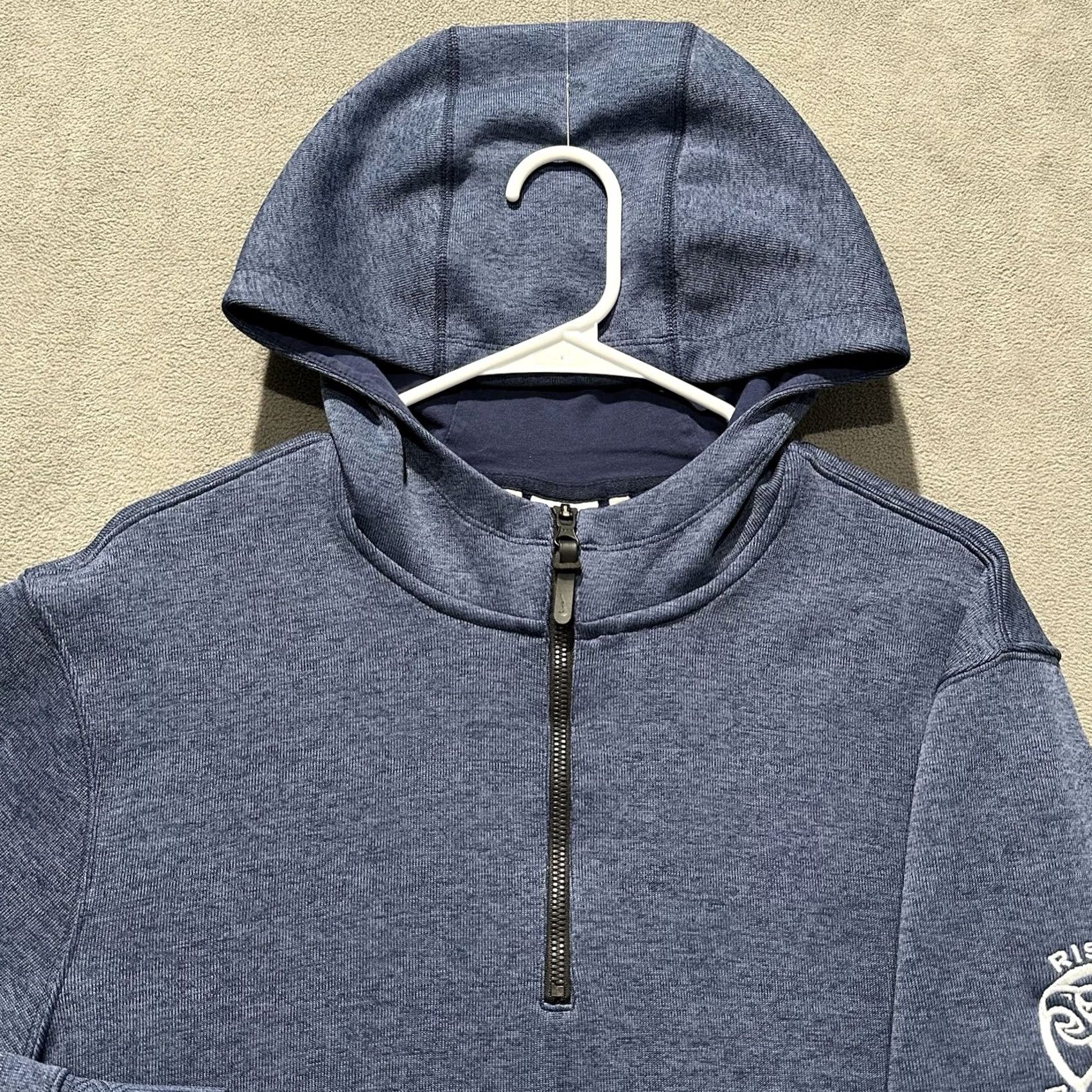 Nike Nike Hoodie Mens M Blue Pullover 1/2 Zip Dri Fit Golf DN1906-410 Rise Acadamy Size US L / EU 52-54 / 3 - 3 Thumbnail