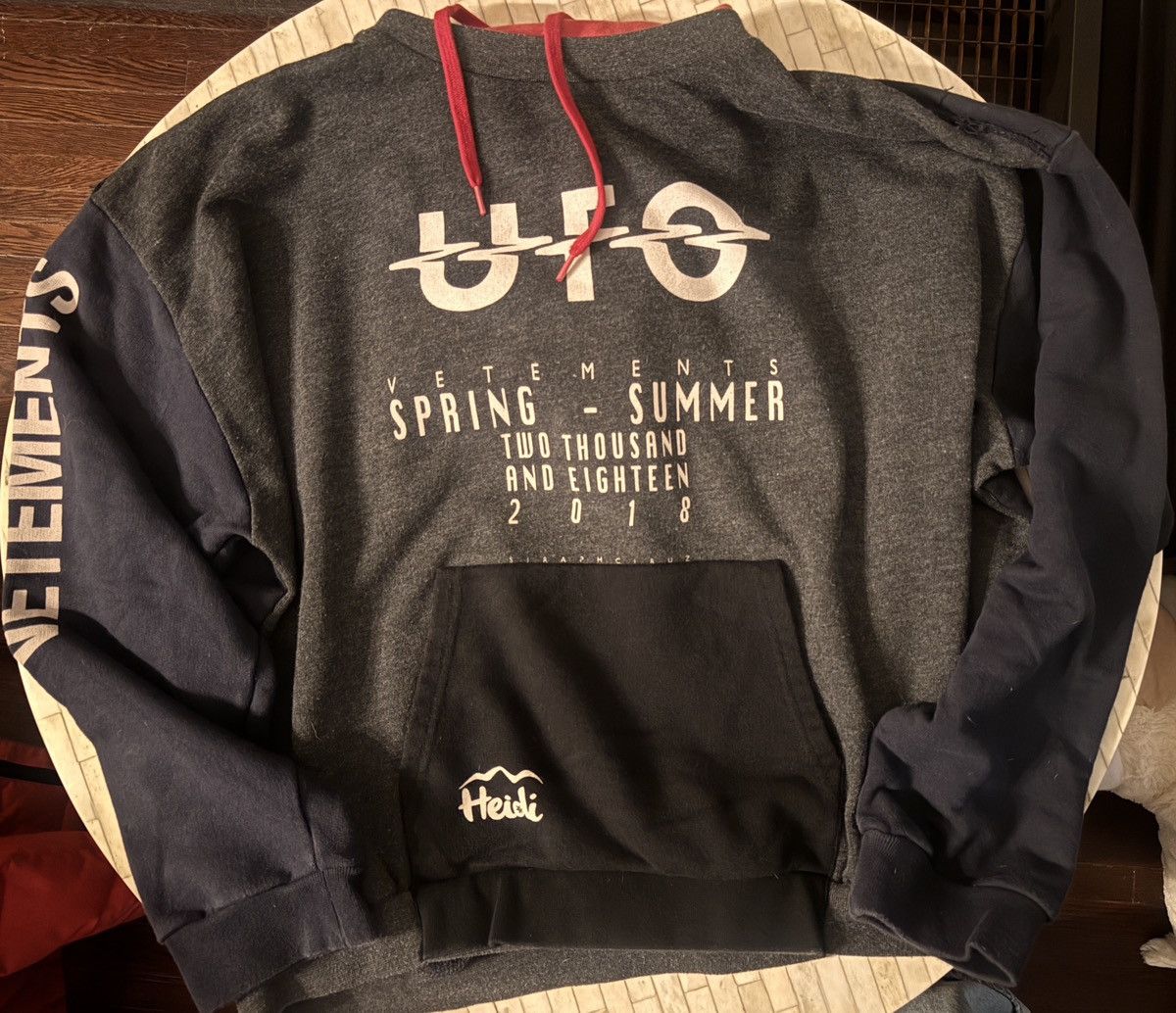 Vetements UFO Multicolour Reversible Hoodie Size US XS / EU 42 / 0 - 13 Thumbnail