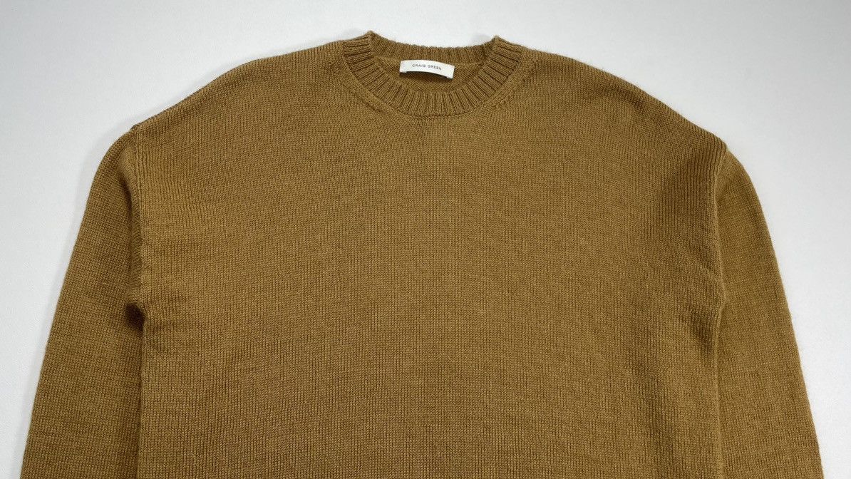 Craig Green Sample Tan Alpaca Wool Sweater Size US M / EU 48-50 / 2 - 2 Thumbnail