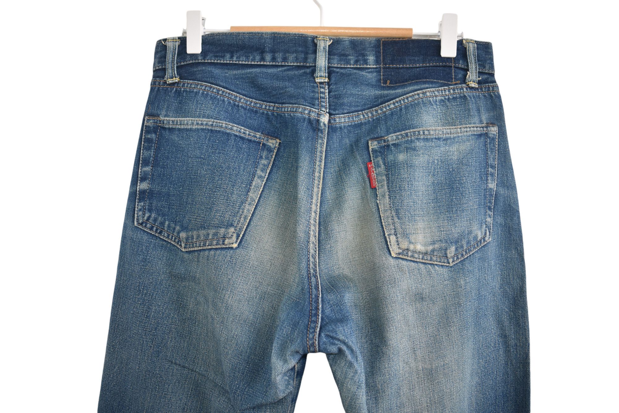 HOLLYWOOD RANCH MARKET × Japanese Brand WIDE LEG 🔥 HOLLYWOOD RANCH MARKET Red Selvedge Denim W32 Size US 32 / EU 48 - 7 Thumbnail