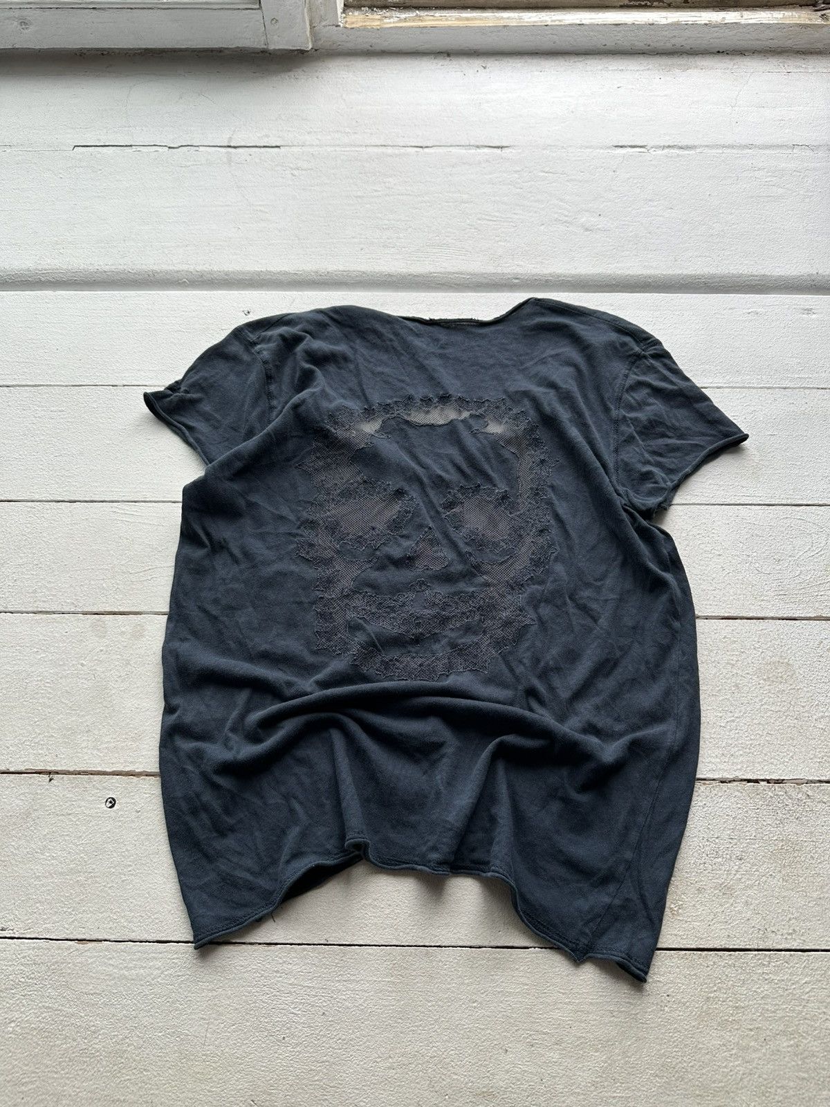 Zadig & Voltaire 🚨VNTG Zadig & Voltaire LOVE BIG LOGO Degrade Skull T Shirt Size L / US 10 / IT 46 - 1 Thumbnail