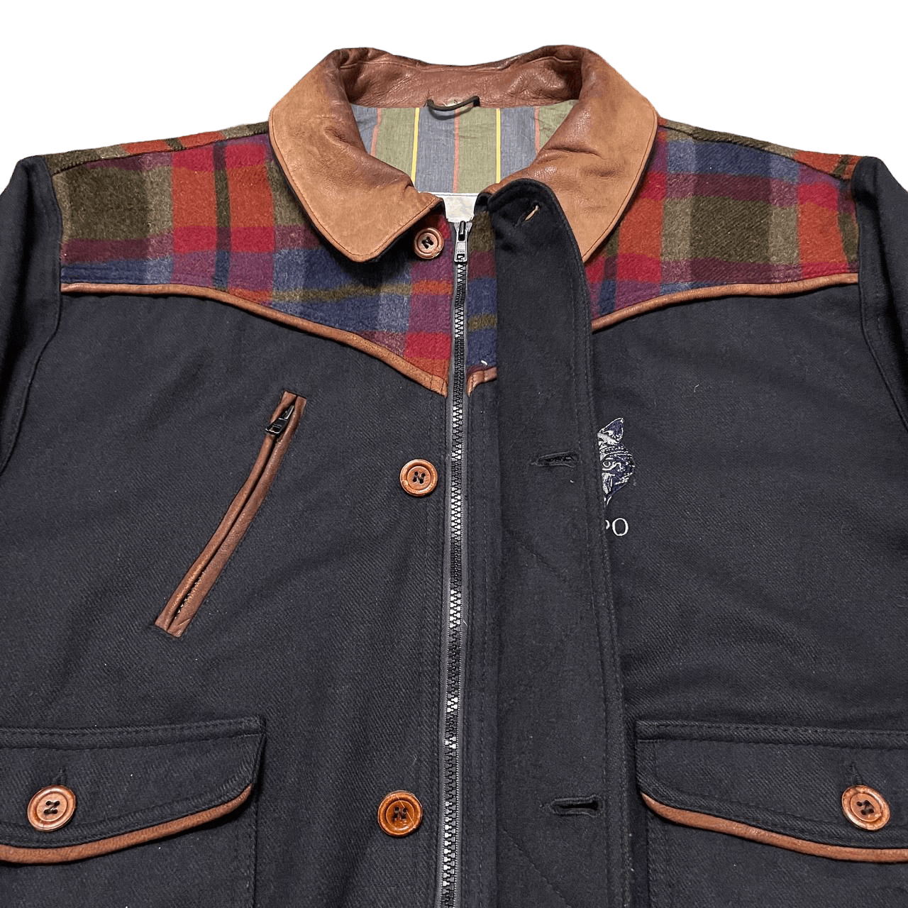 Vintage Vintage Lupo As Wool Bomber Style Jacket Made in Norway Size US M / EU 48-50 / 2 - 8 Thumbnail