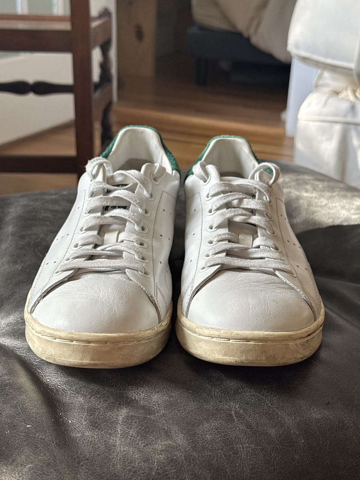 Adidas Adidas Stan Smith 'White Collegiate Green' Size US 11 / EU 44 - 2 Thumbnail