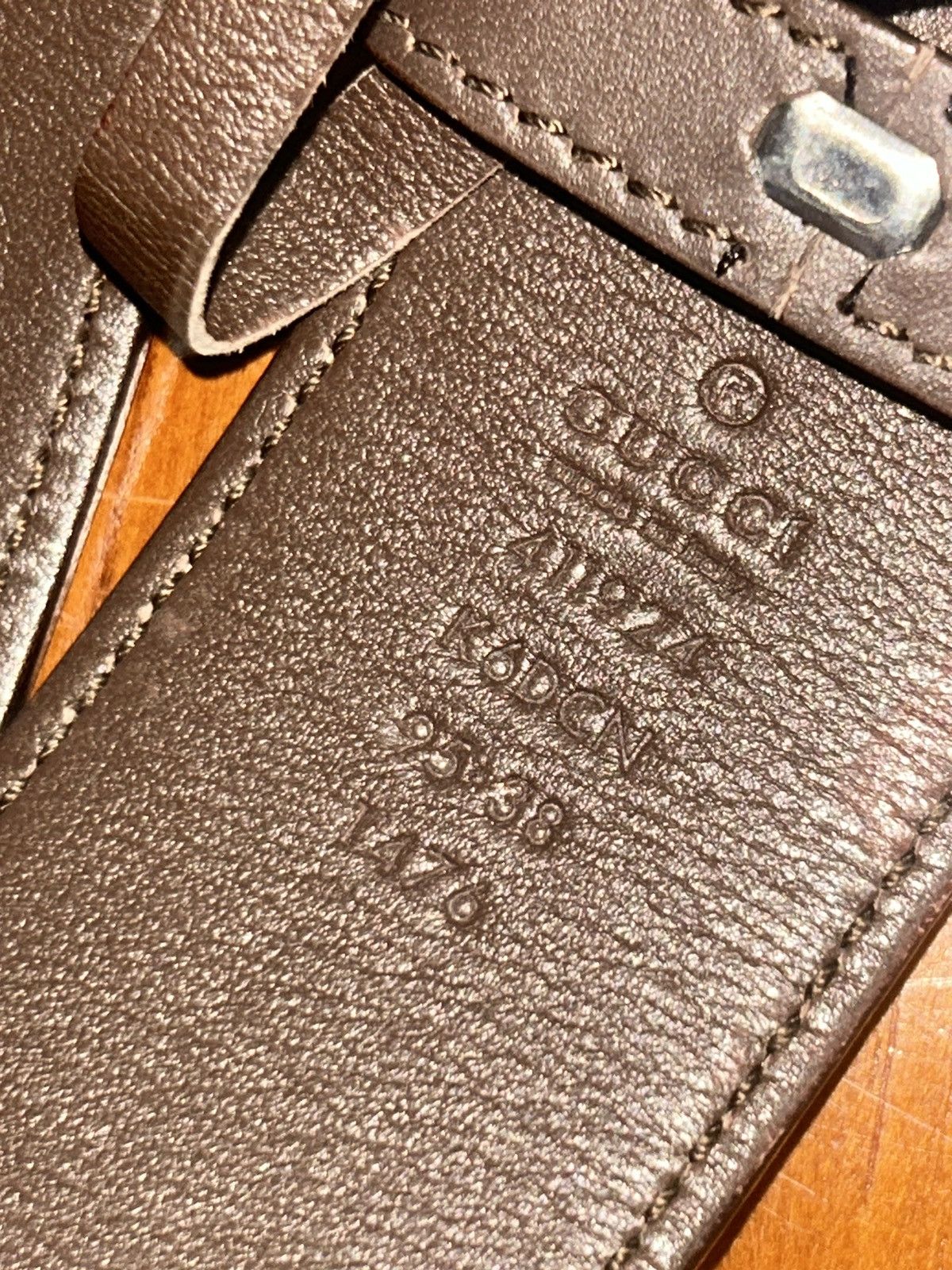 Gucci Authentic Gucci Beige GG Supreme Monogram Bengal Belt Size 30 - 4 Thumbnail
