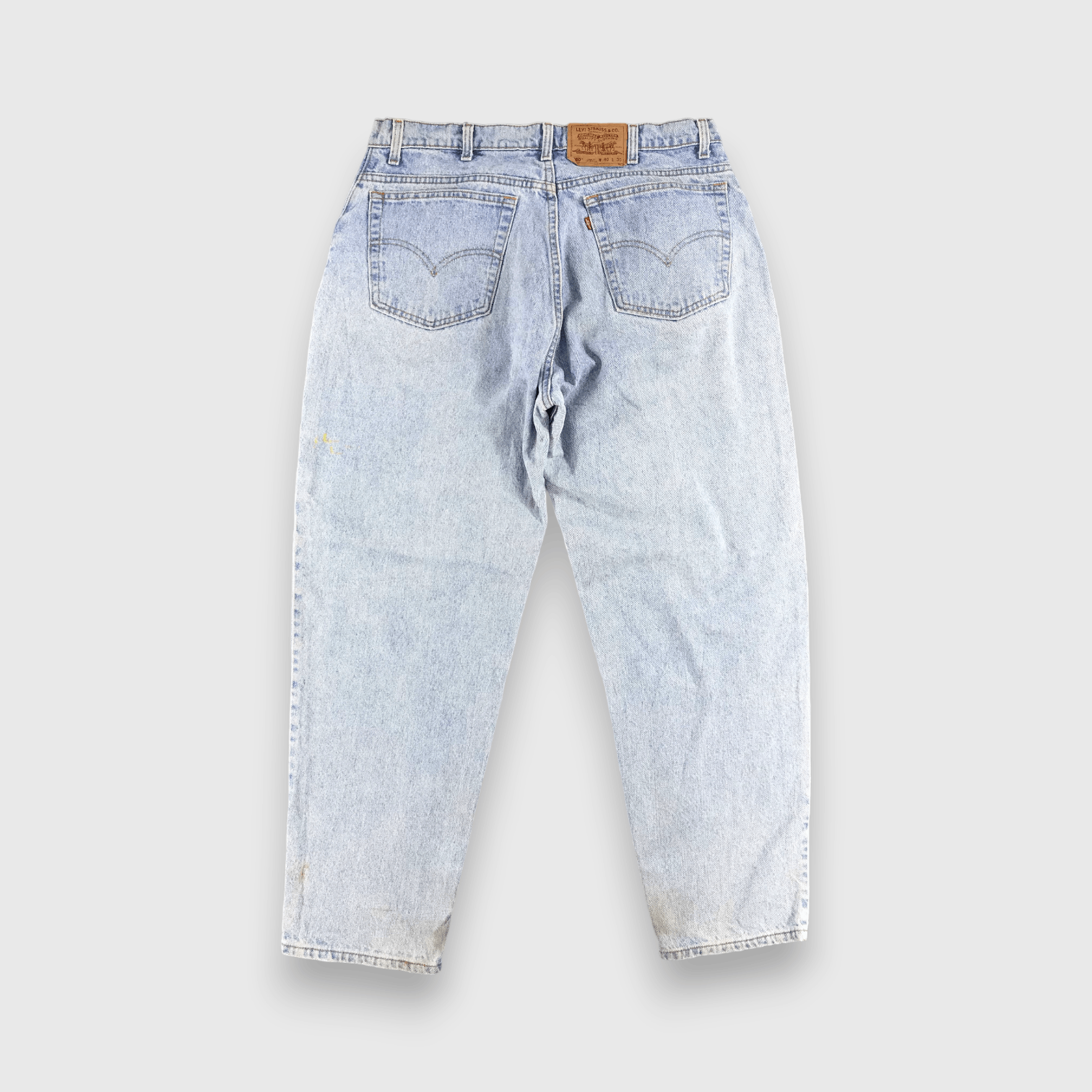 Levi's Vintage 90s Light Wash Levis 560 Jeans-J1215 Size US 38 / EU 54 - 2 Thumbnail