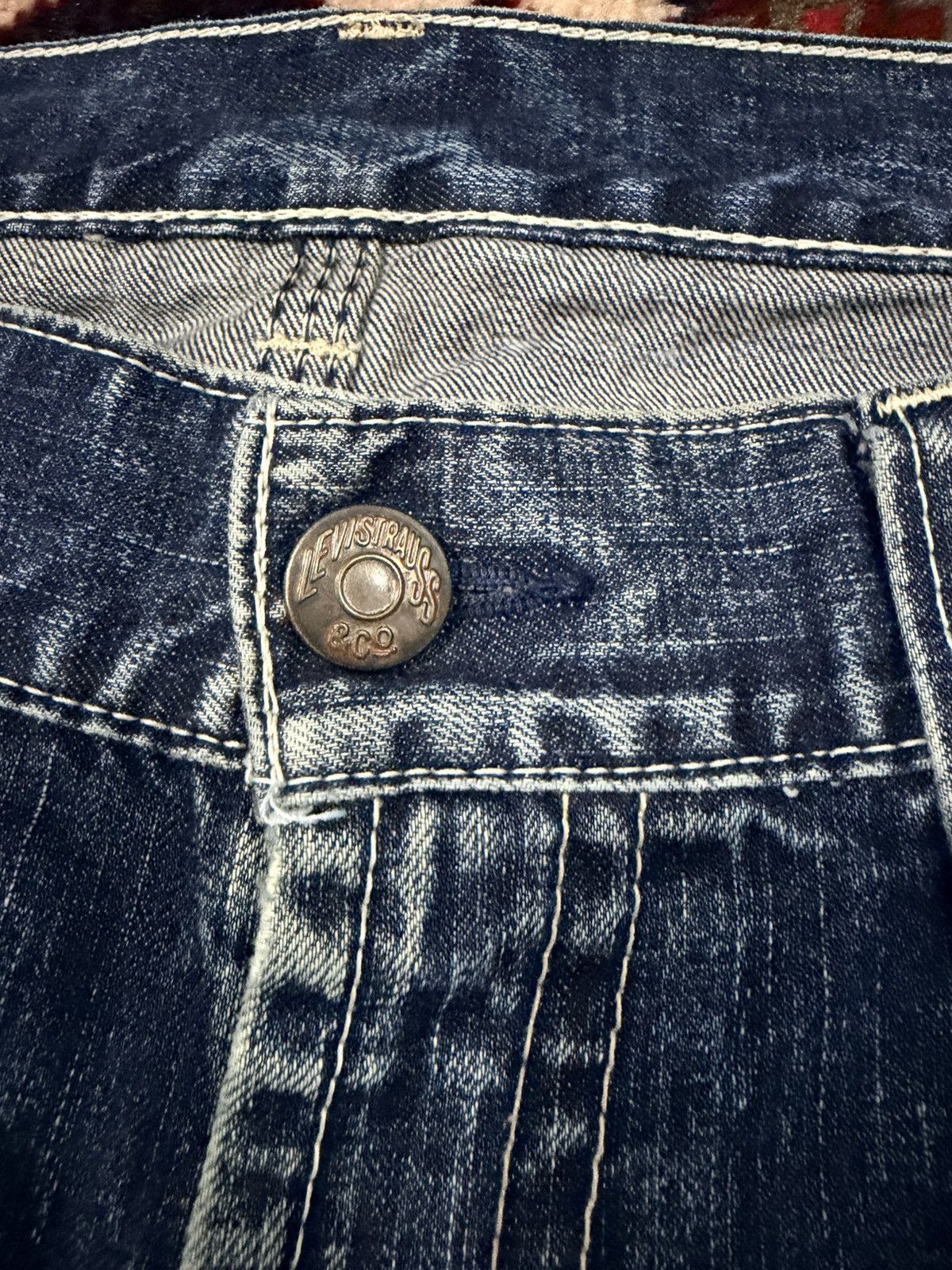Levi's Levi's Ne:Classic Jeans Back Cinch Strap Distressed Loose Size US 38 / EU 54 - 7 Thumbnail