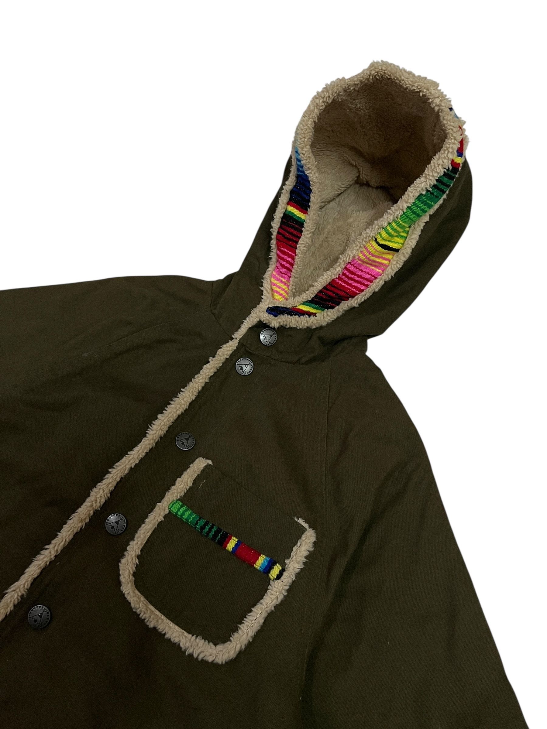Japanese Brand Titicaca Sherpa Lined Hooded Jacket Size S / US 4 / IT 40 - 5 Thumbnail