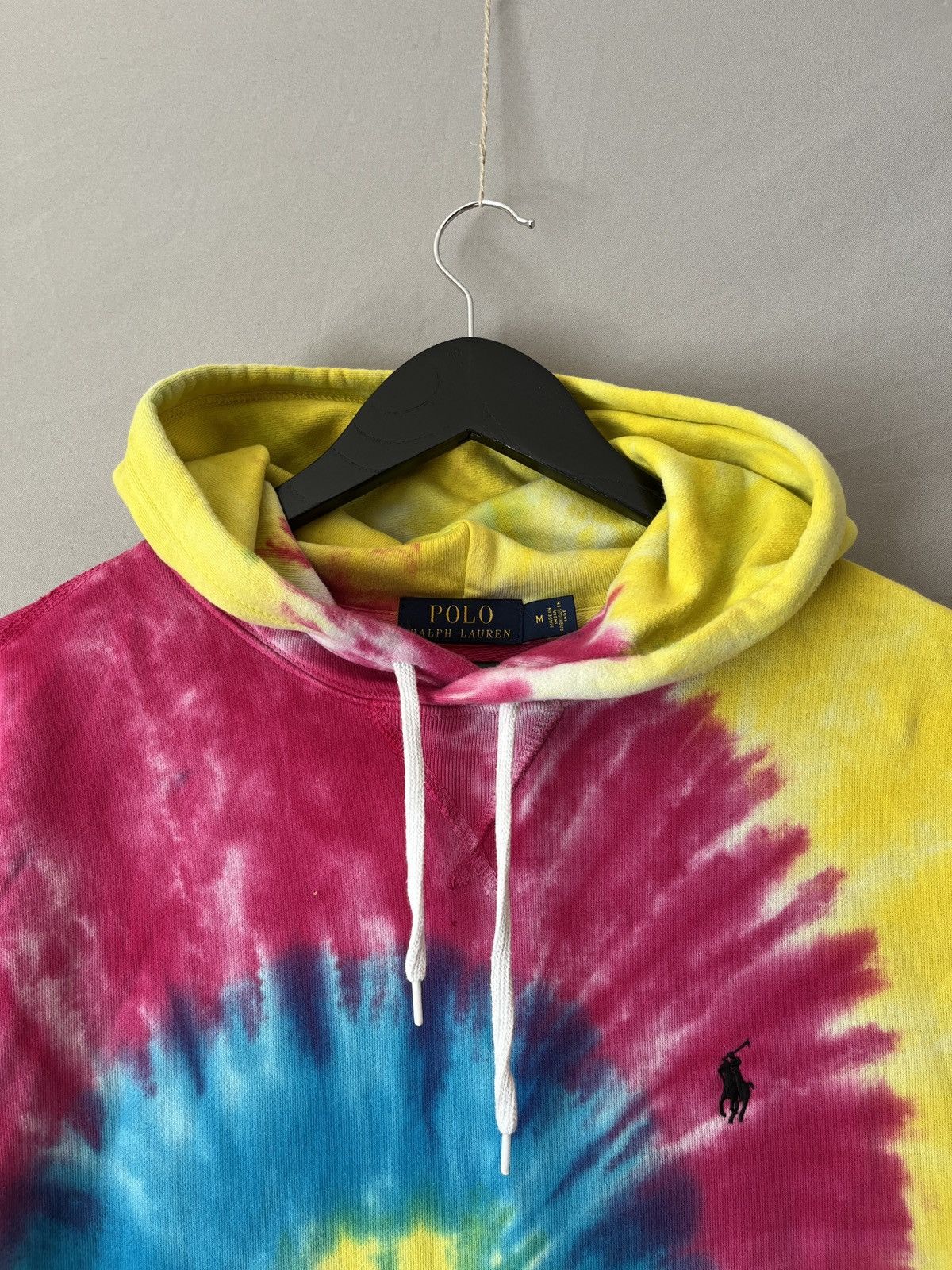 Polo Ralph Lauren Polo Ralph Lauren Tie Dye Acid Multicolour Hoodie Size US M / EU 48-50 / 2 - 3 Thumbnail