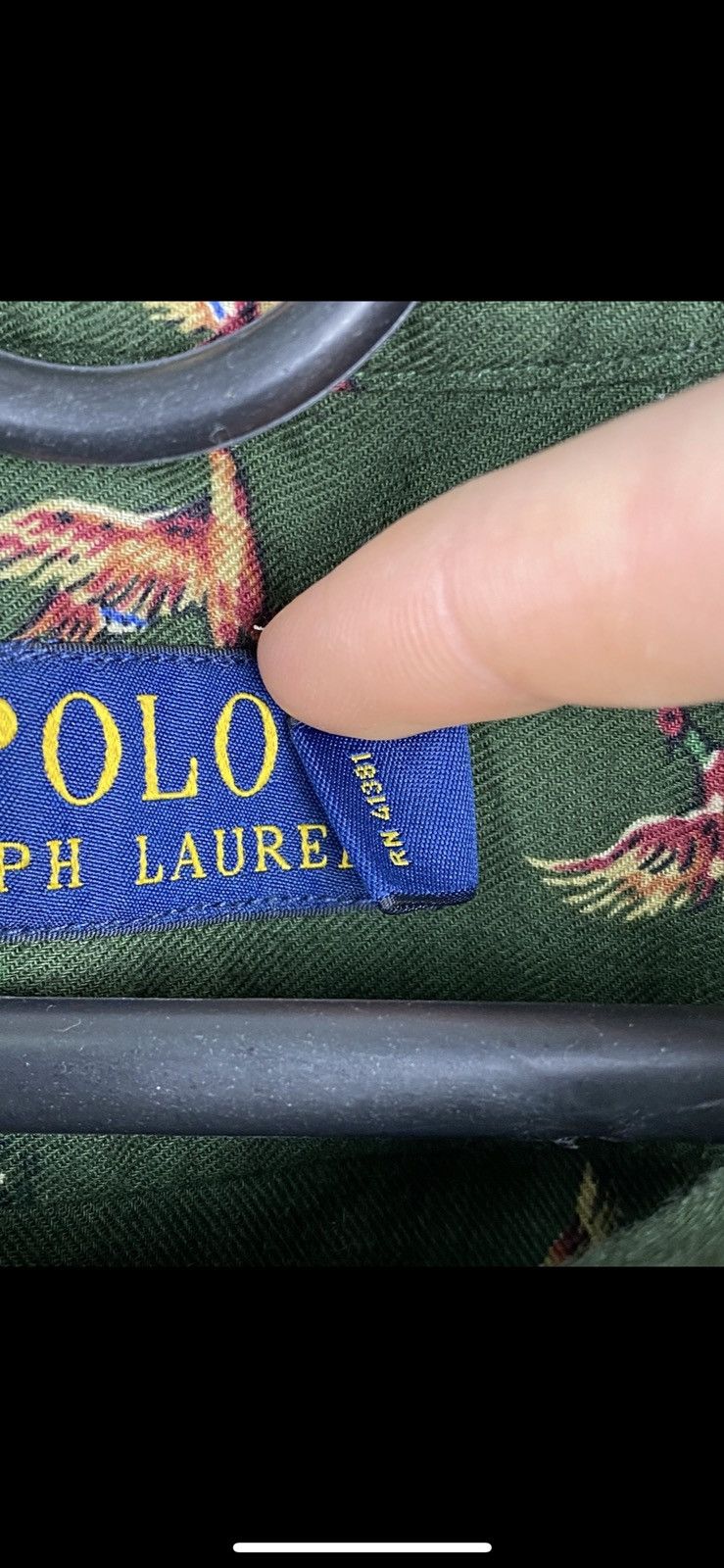 Vintage Mens Vintage Polo Ralph Lauren Monogram Shirt Button Up Size US XXL / EU 58 / 5 - 3 Thumbnail